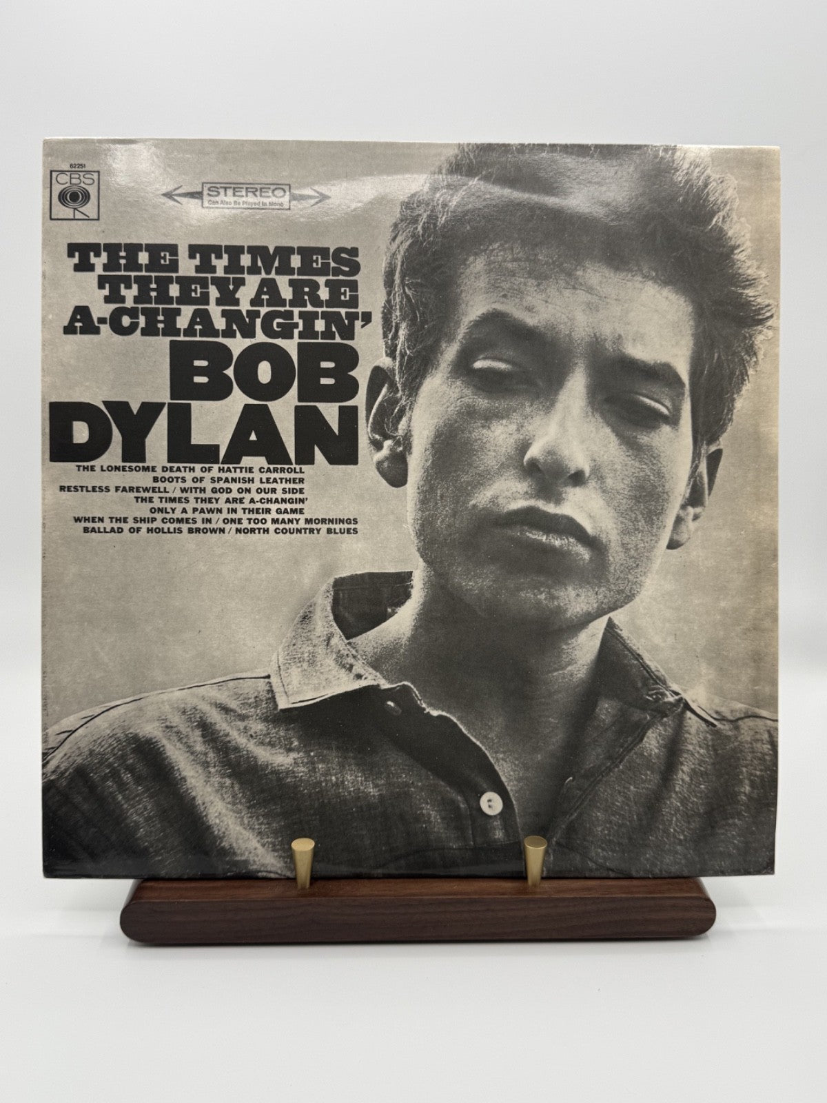 Bob Dylan The Times They Are A-Changin' LP Vinyl Record 62251 - EX/EX