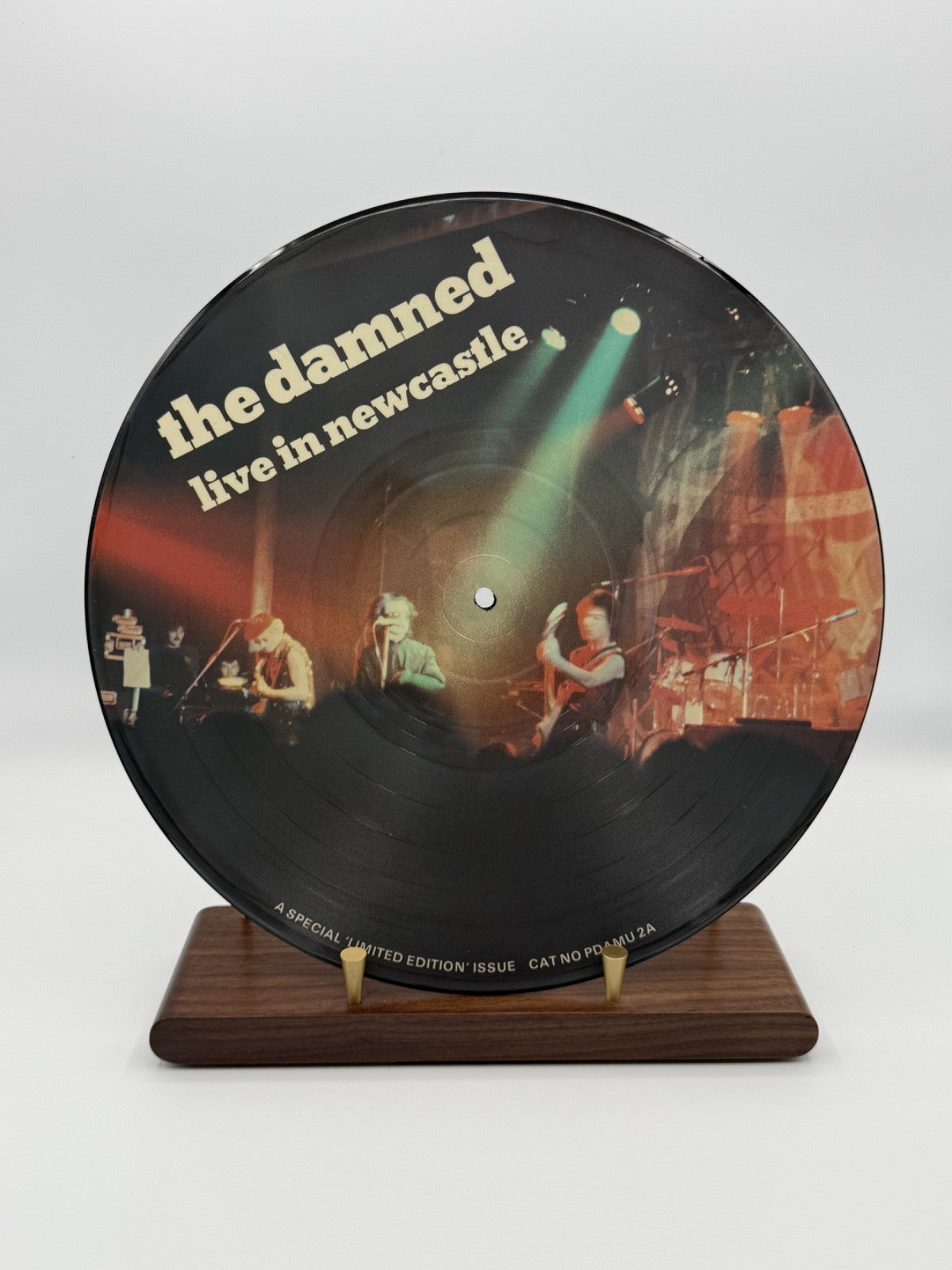 The Damned Live In Newcastle Picture Disc LP PDAMU 2 1983 Ltd - EX