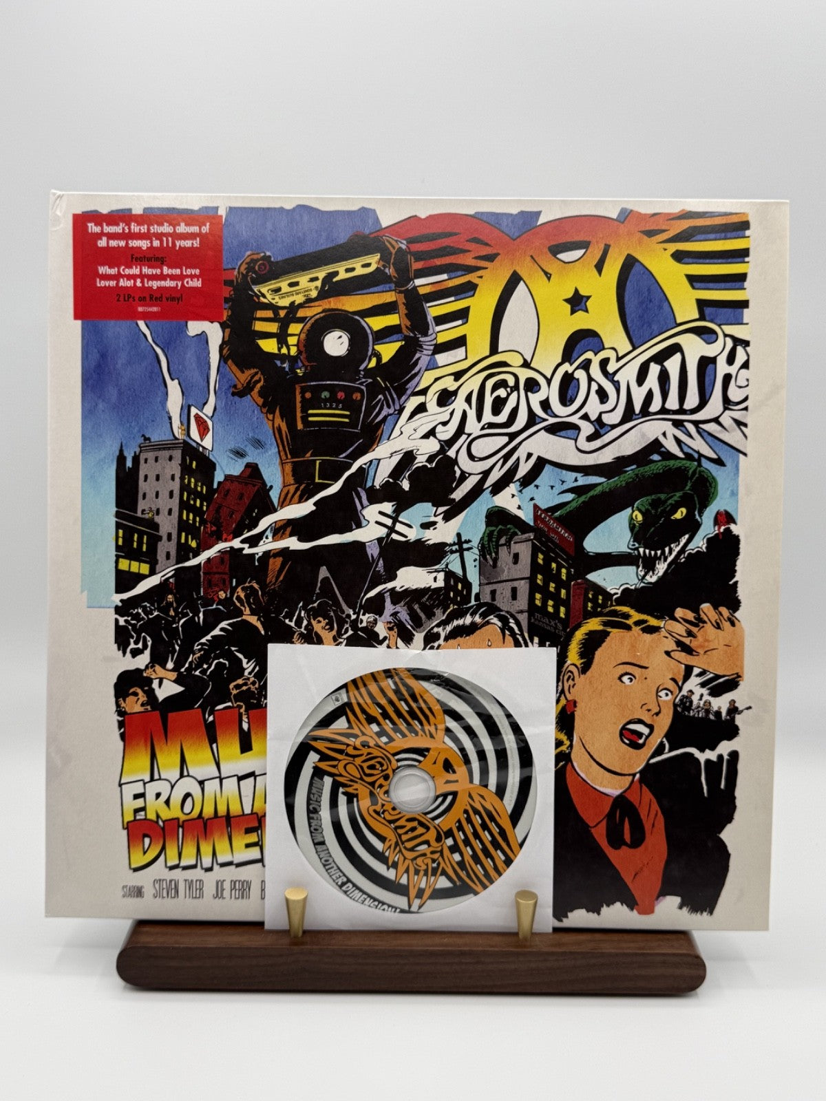 Aerosmith Music From Another Dimension! 2LP Red Vinyl + CD 88725442811 - EX+/EX+
