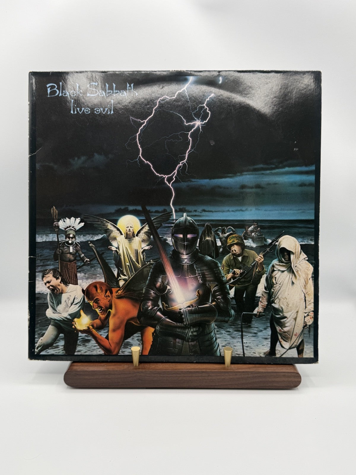 Black Sabbath Live Evil 2LP Vinyl Vertigo 6650 009 Holland 1983 - VG++/EX