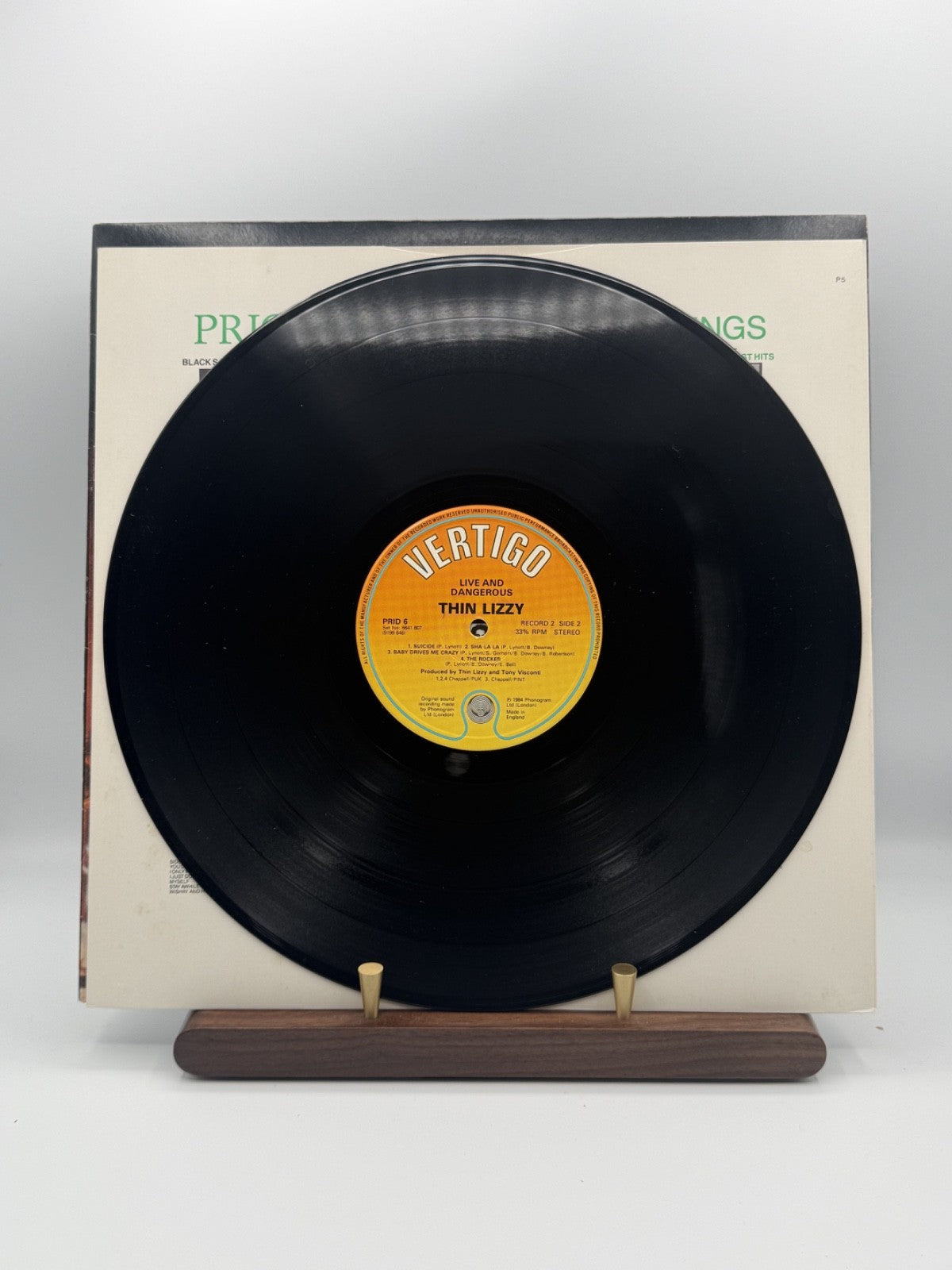 Thin Lizzy Live And Dangerous 2LP PRID 6 UK 1984 Vertigo - EX/EX