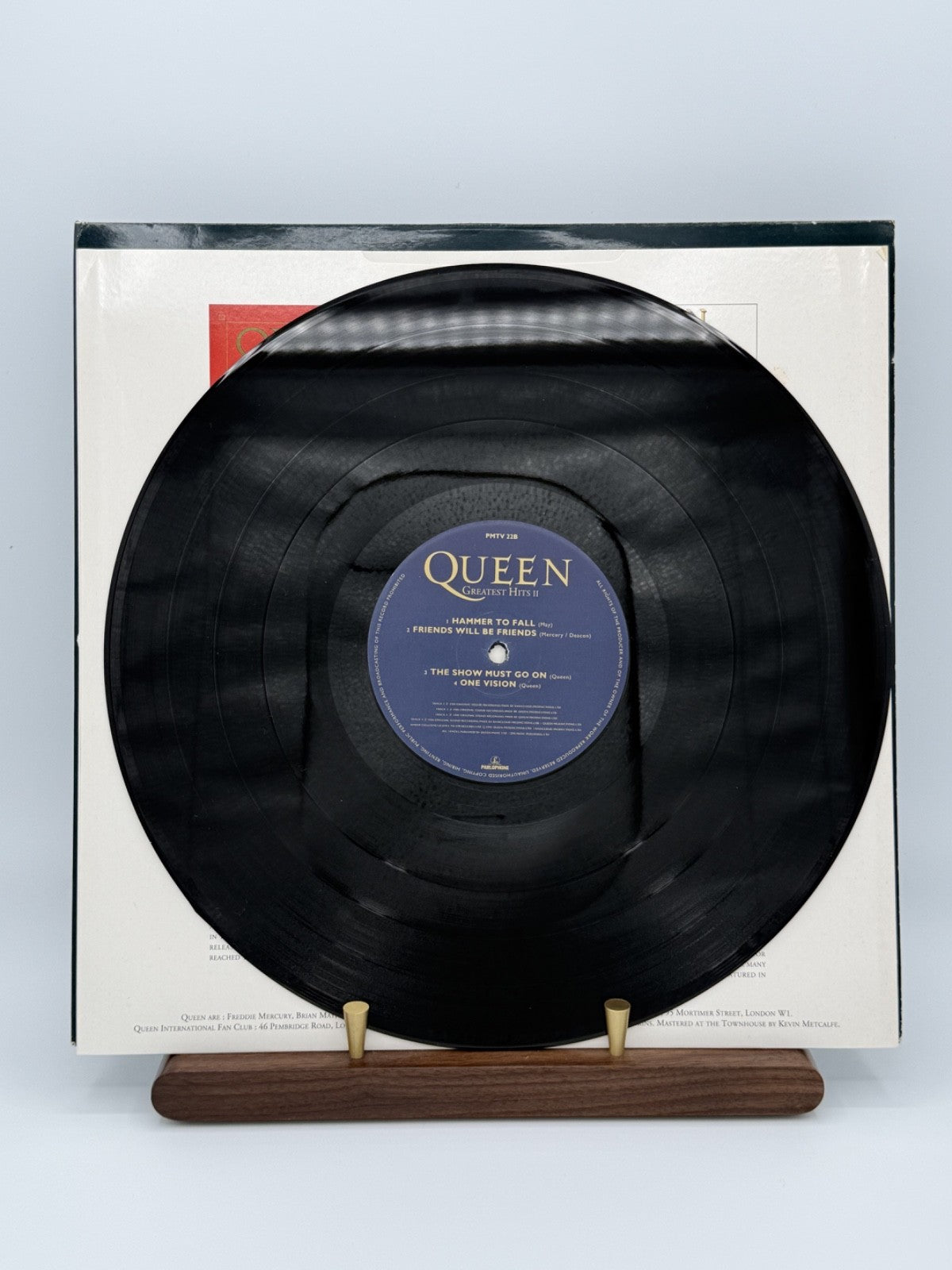 Queen Greatest Hits II 1991 UK 2LP Gold Embossed TOWNHOUSE DMM VG++/VG++