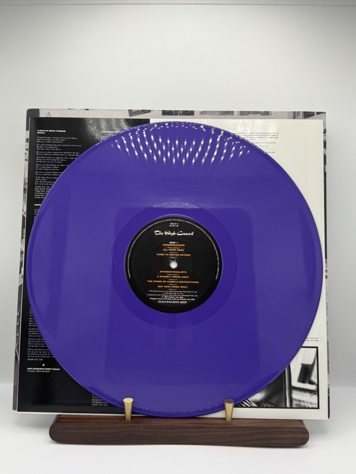 The Style Council Our Favourite Shop Purple Vinyl LP TSCLP 2 2017 Reissue NM/NM