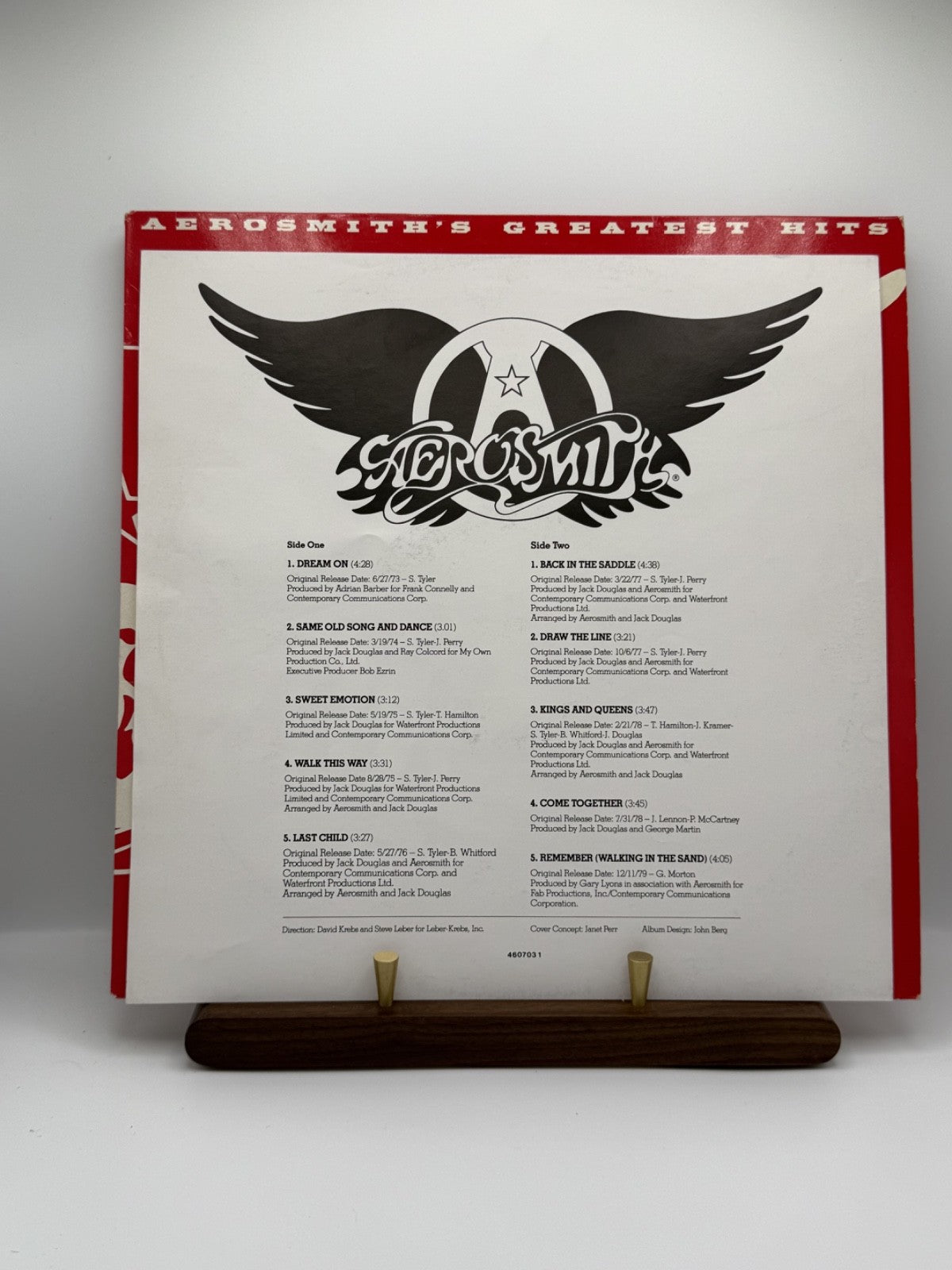 Aerosmith Greatest Hits Vinyl LP 460703 1 UK CBS Nice Price Insert EX/EX