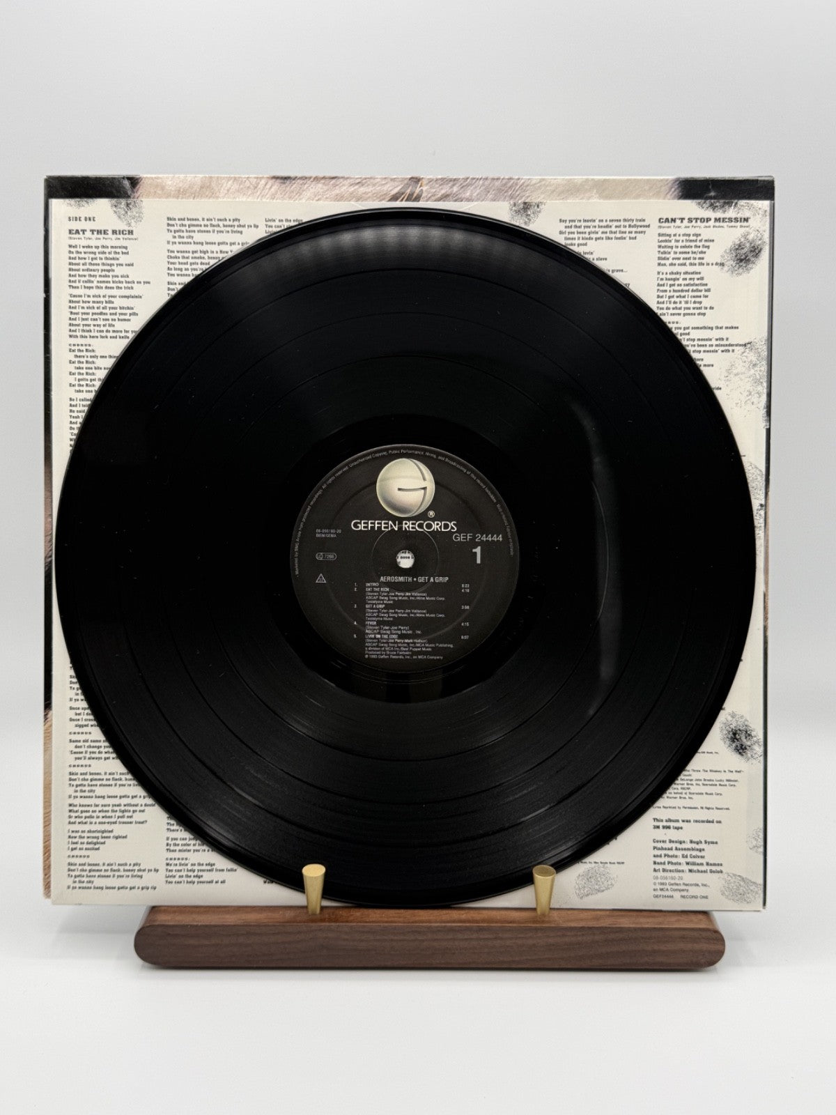 Aerosmith Get A Grip LP Album Vinyl Record GEF 24444 - EX/VG++