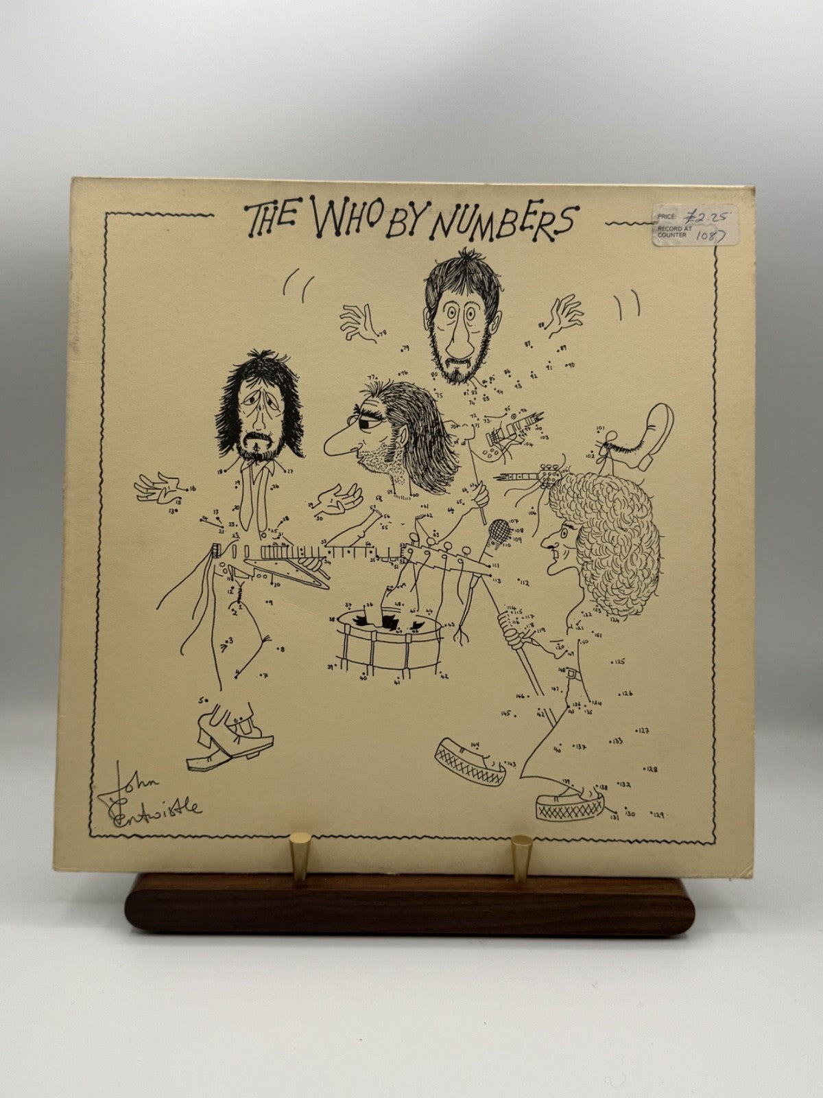 The Who By Numbers LP Vinyl 2490 129 UK 1975 TML-S Numbered - VG++/VG++