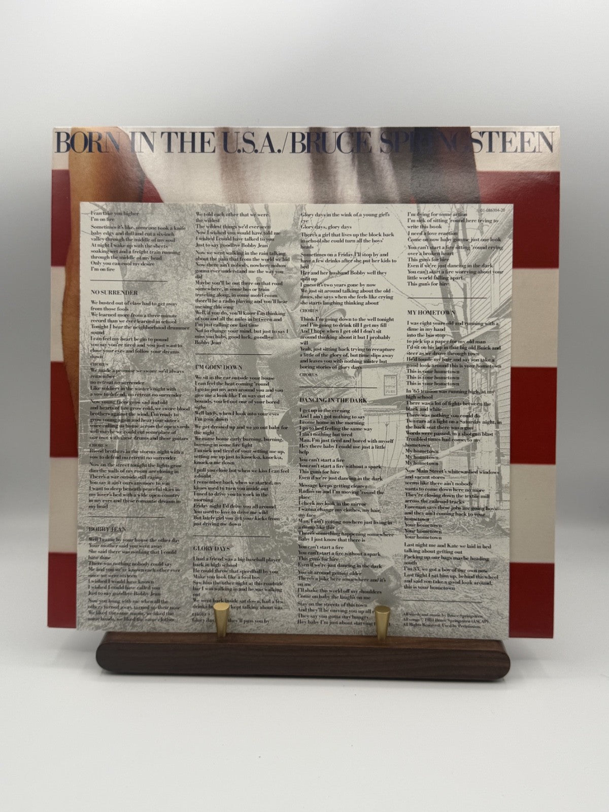 Bruce Springsteen Born In The U.S.A. LP 86304 1984 MASTERDISK - EX/EX