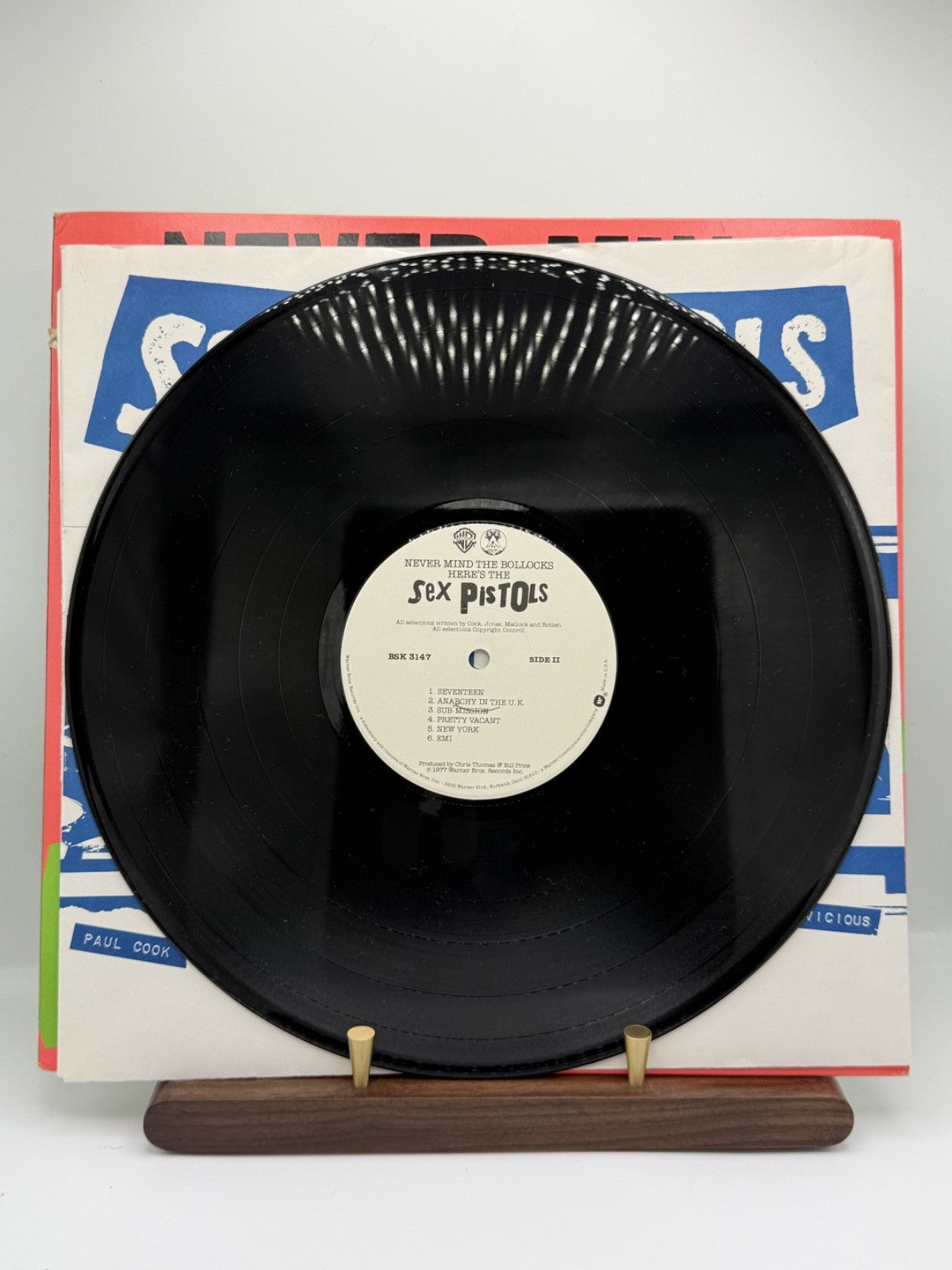 Sex Pistols – Never Mind The Bollocks - US 1st Press LP War VG+/EX BSK 3147