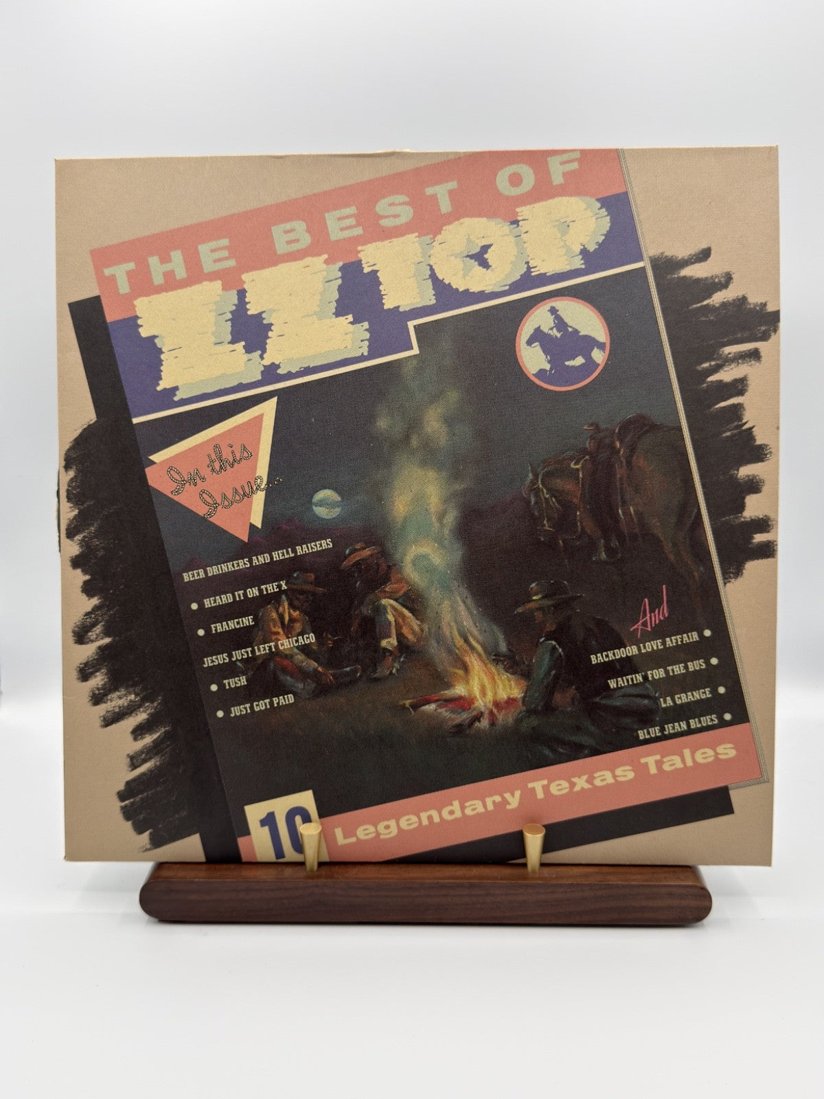 ZZ Top The Best Of ZZ Top LP WB 56598 France Alsdorf STRAWBERRY - EX/EX