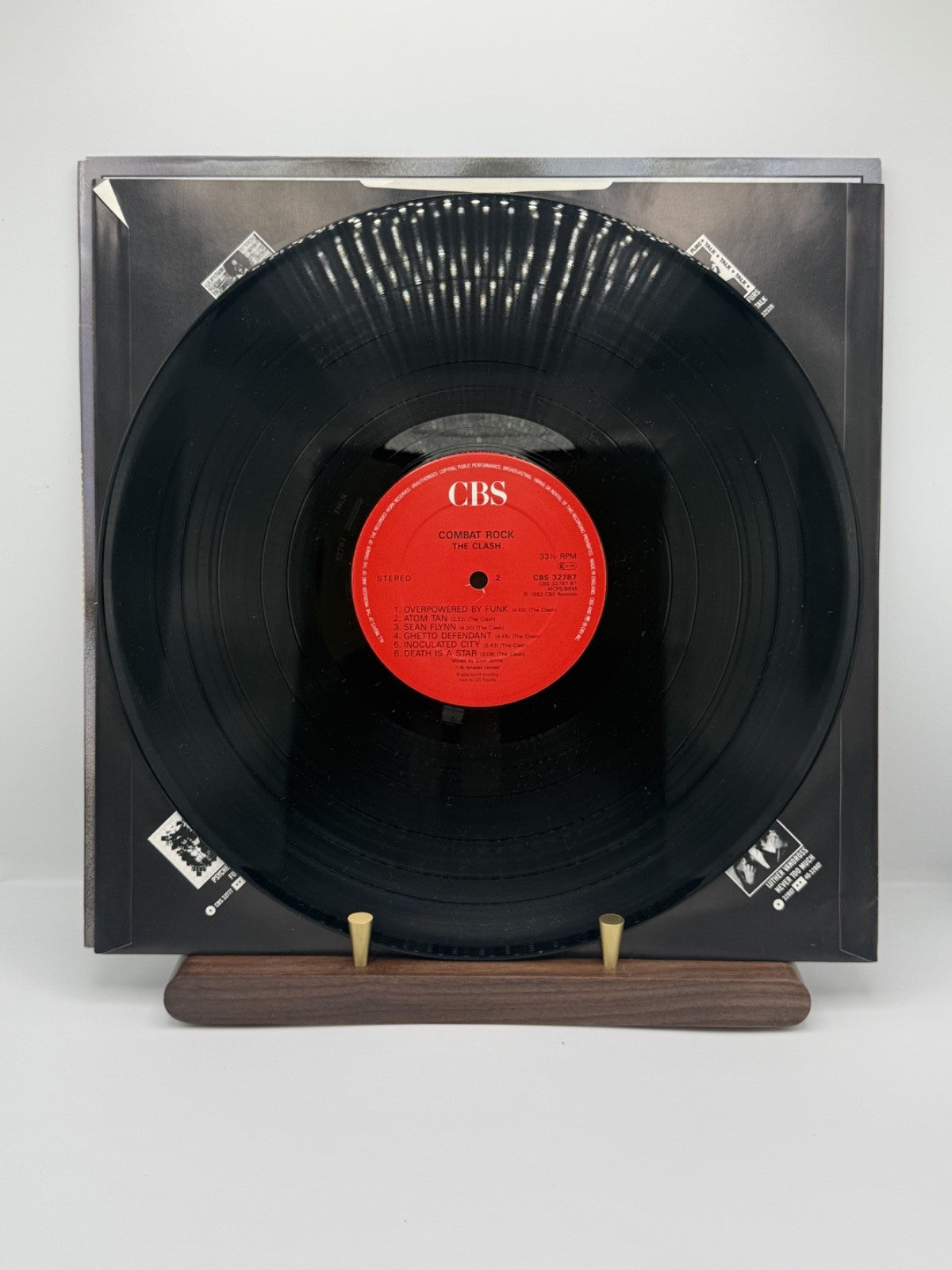 The Clash Combat Rock Vinyl LP CBS 32787 UK 1st Press FMLN Matrix Inner EX/EX
