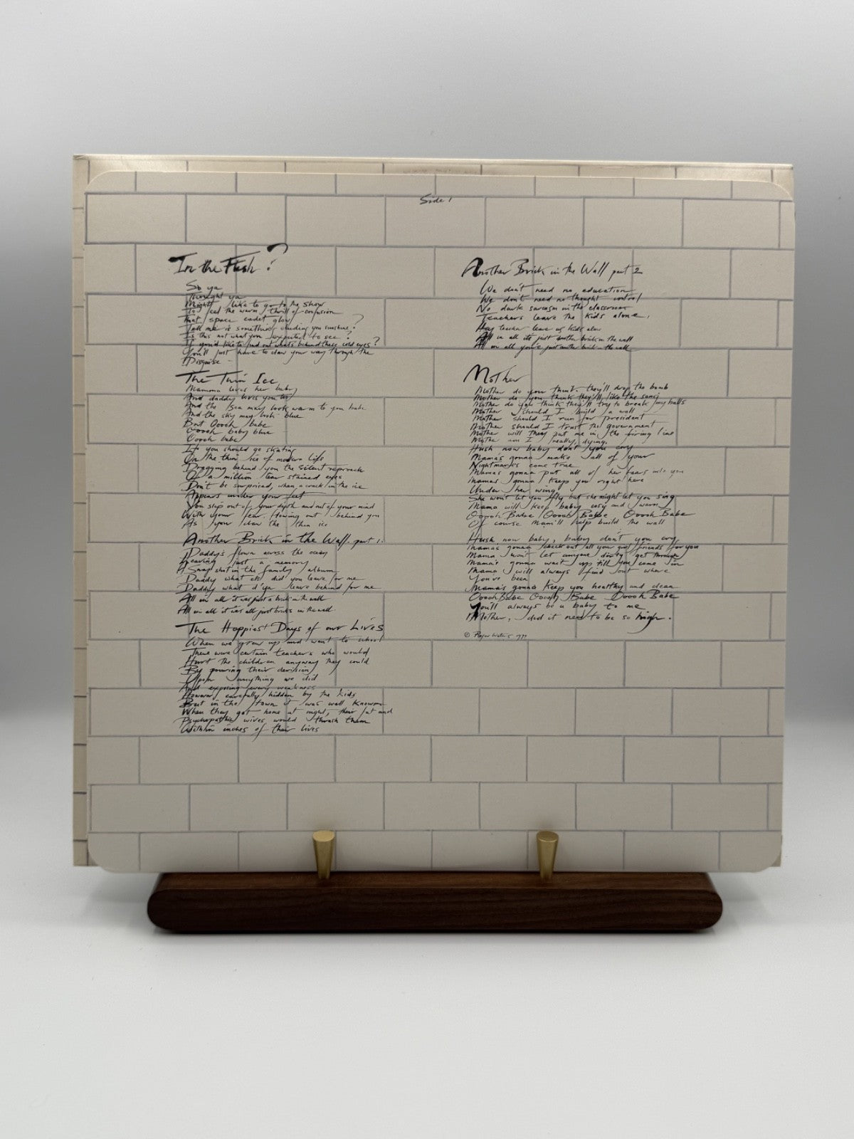 Pink Floyd The Wall 2LP Vinyl Record SHDW 411 UK TML - EX/EX