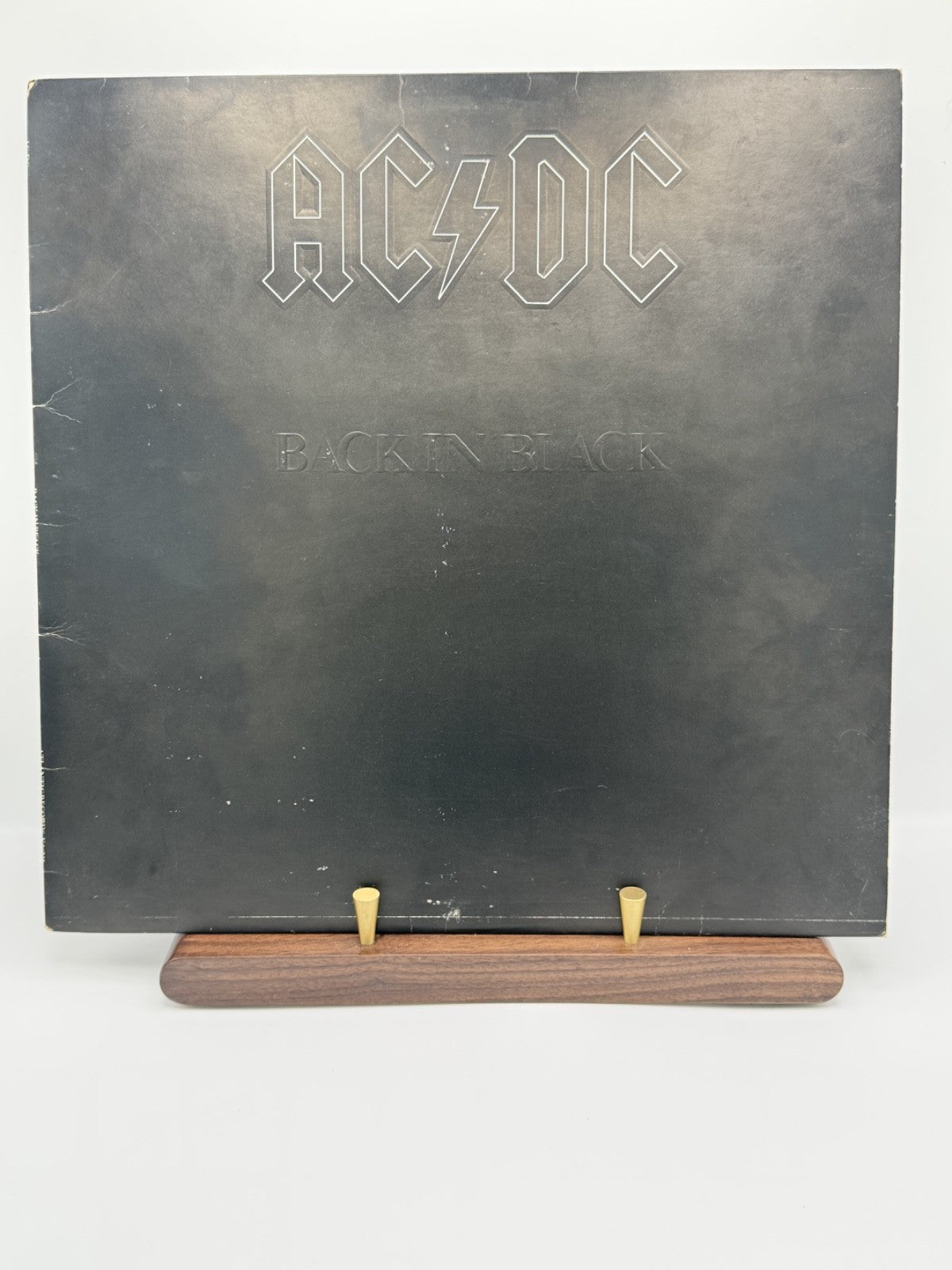AC/DC Back In Black 1st UK Press A1/B1 Signed Angus Young Garry King COA LP
