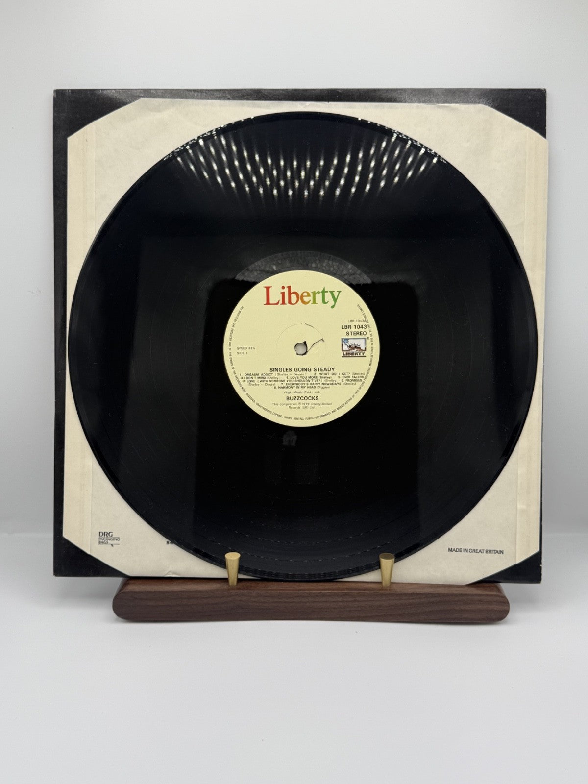 Buzzcocks Singles Going Steady: LBR 1043 UK 1987 Reissue Barcode Bilbo Tape VG+