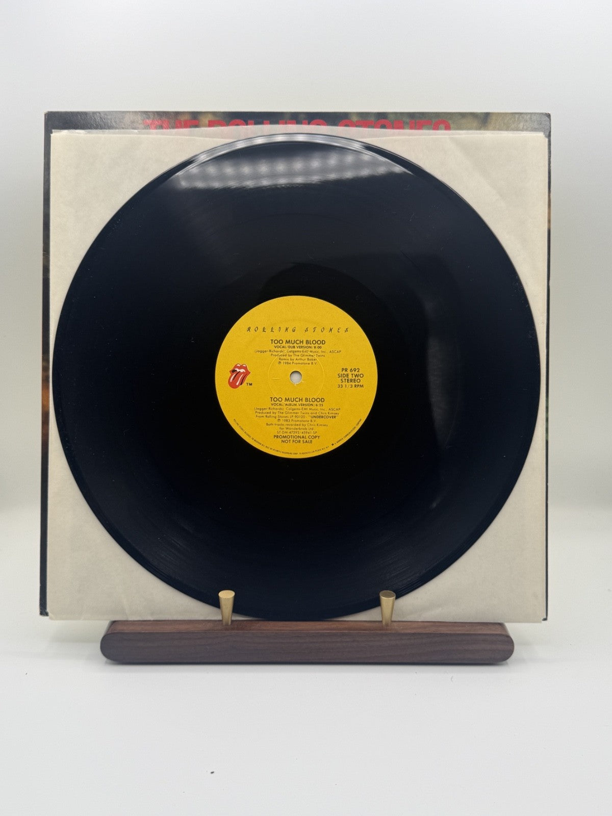 Rolling Stones Too Much Blood 12" 0-96902 US 1984 STERLING SRC - EX/EX