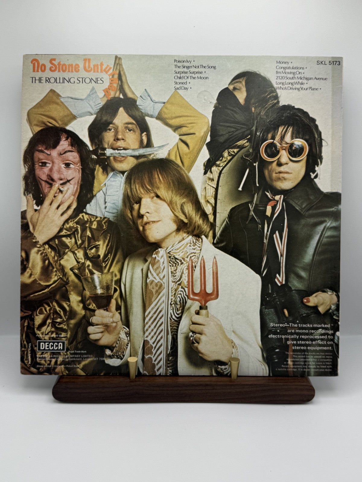 Rolling Stones No Stone Unturned UK 1st Press 1W/1W Decca SKL5173 VG+/VG+ LP