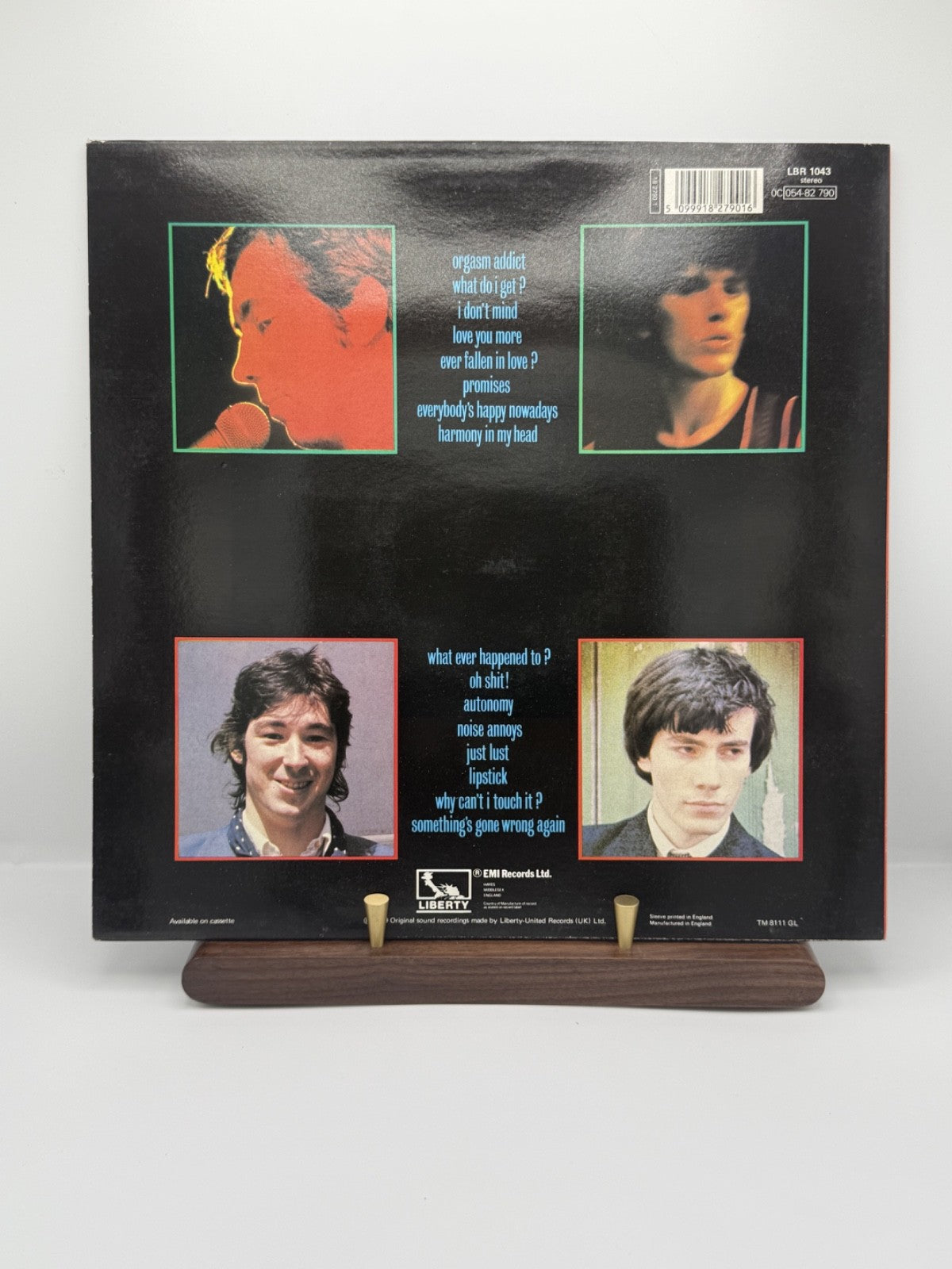 Buzzcocks Singles Going Steady: LBR 1043 UK 1987 Reissue Barcode Bilbo Tape VG+