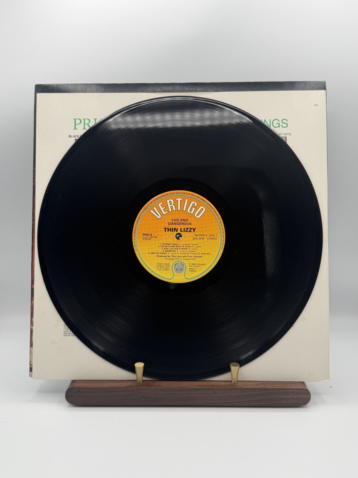 Thin Lizzy Live And Dangerous 2LP PRID 6 UK 1984 Vertigo - EX/EX