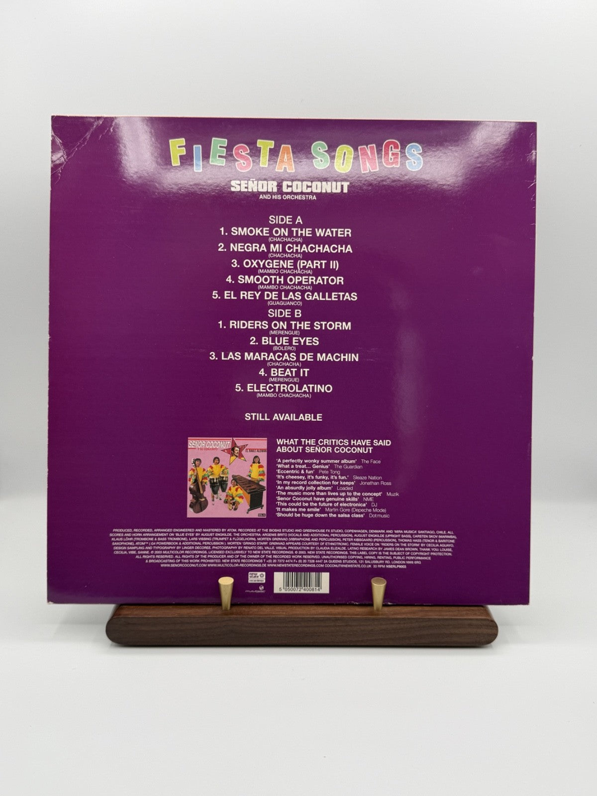 Señor Coconut Fiesta Songs LP Album Vinyl Record NSERLP9003 - VG++/EX