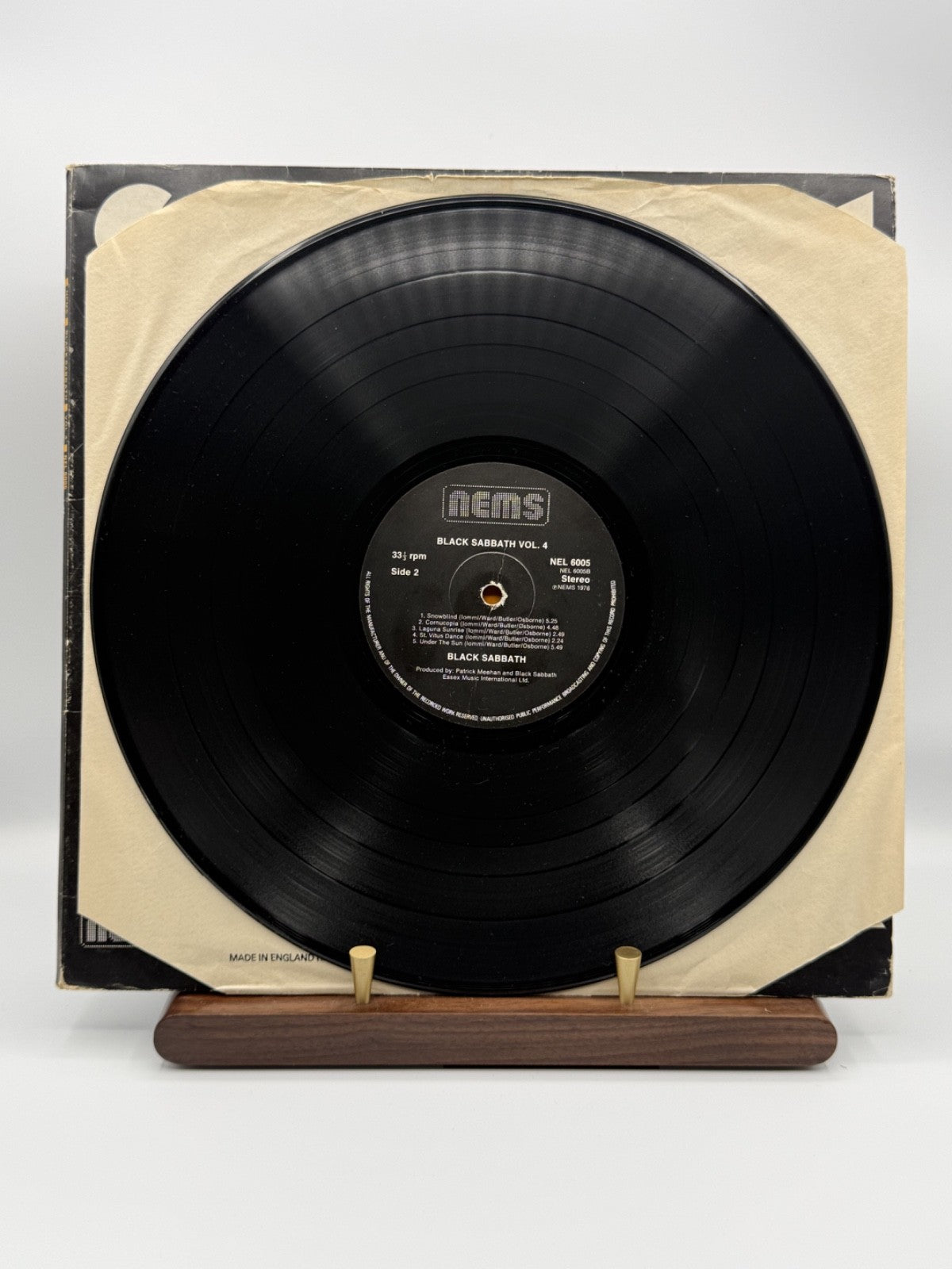 Black Sabbath Vol 4 LP Vinyl NEMS NEL 6005 UK 1976 - VG+/VG+