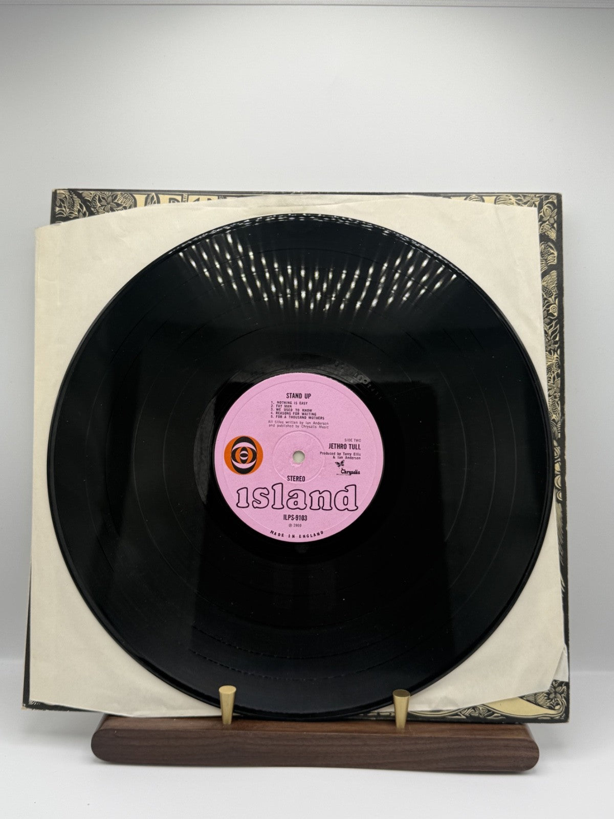Jethro Tull Stand Up Vinyl LP ILPS 9103 UK 1st Press Pink Eye Pop-Up EX/VG+