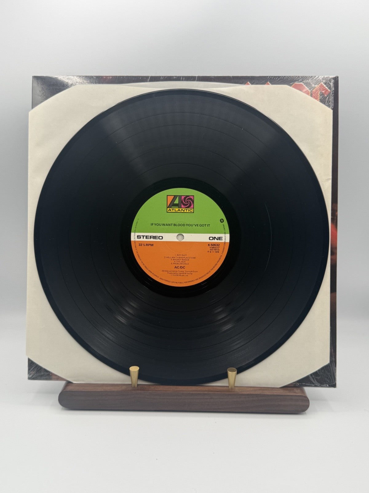 AC/DC If You Want Blood LP K 50532 UK 1978 A2/B2 Porky Pecko - EX/EX