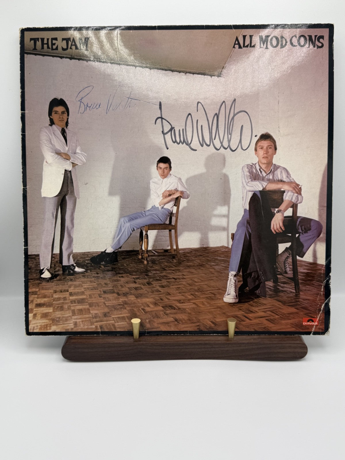 The Jam - All Mod Cons Signed: Paul Weller, Bruce Foxton: Garry King COA LP UK
