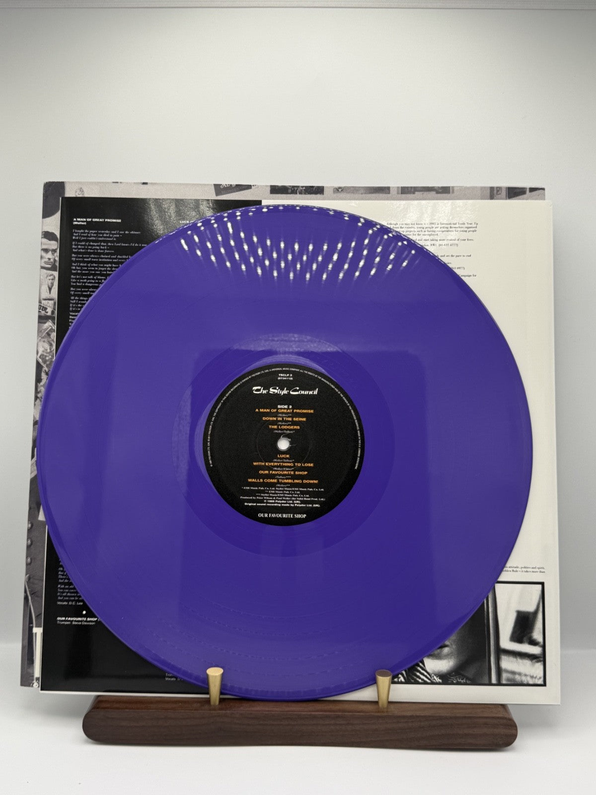 The Style Council Our Favourite Shop Purple Vinyl LP TSCLP 2 2017 Reissue NM/NM