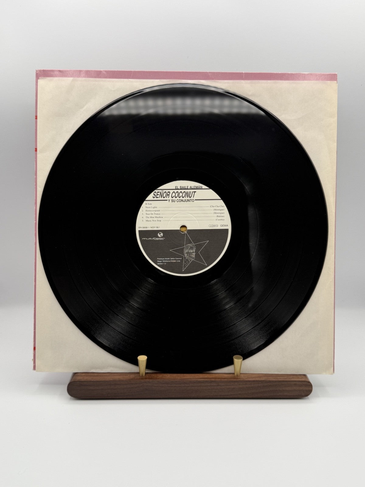 Senor Coconut El Baile Aleman LP Vinyl MCR 108.1 Kraftwerk Covers - VG++/VG++