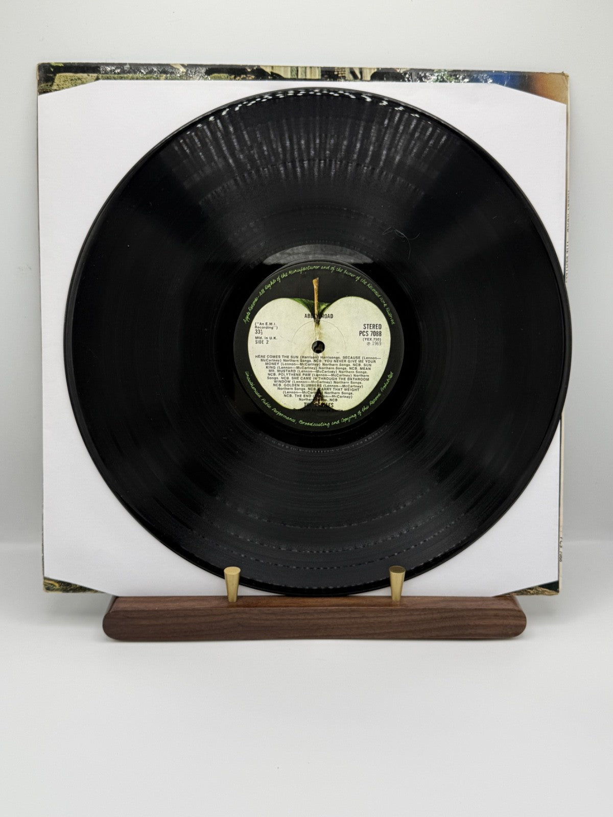 Beatles Abbey Road UK 1st Press Misaligned Apple -2/-1 No Her Majesty VG+/VG(+)