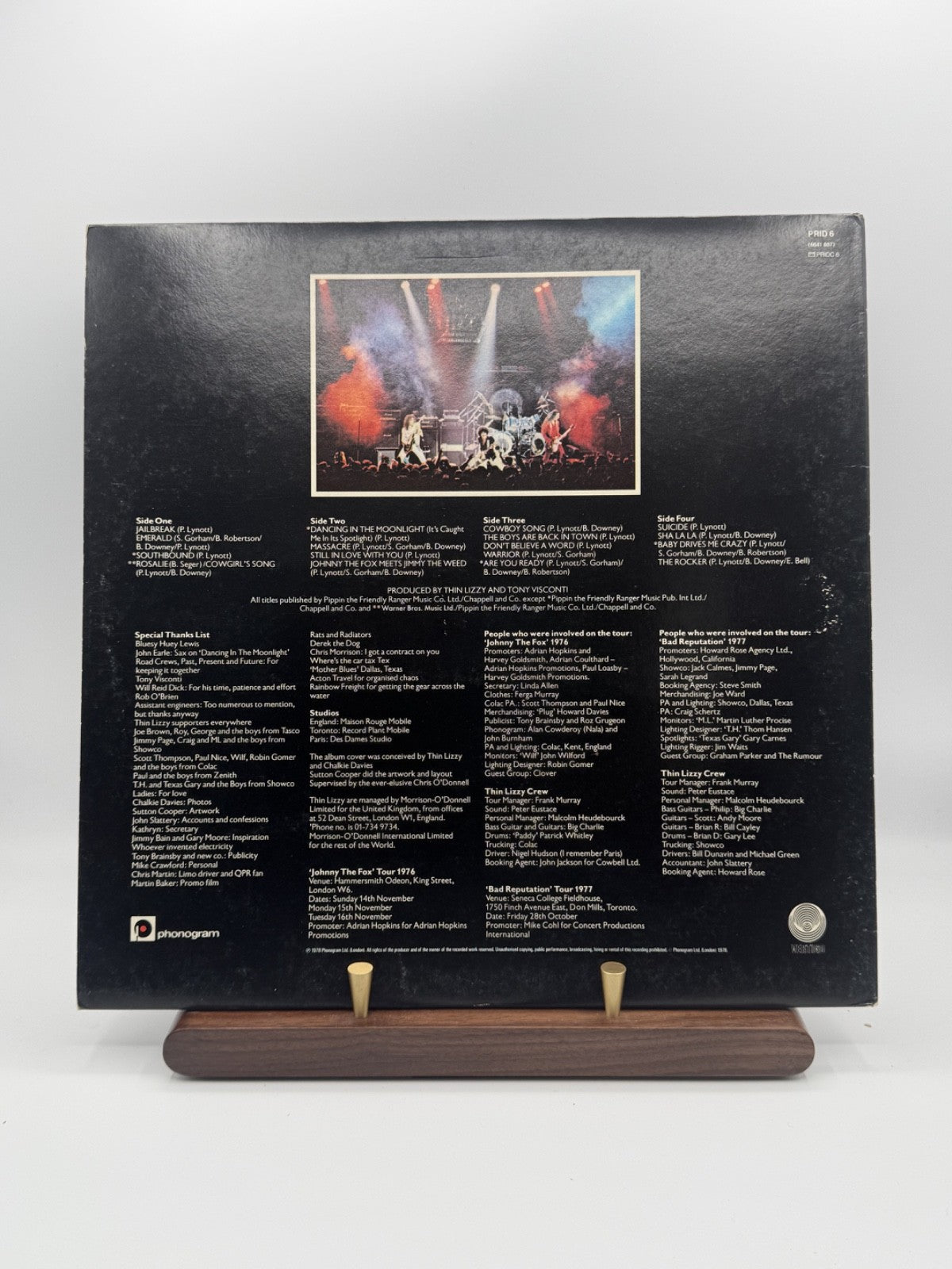 Thin Lizzy Live And Dangerous 2LP PRID 6 UK 1984 Vertigo - EX/EX