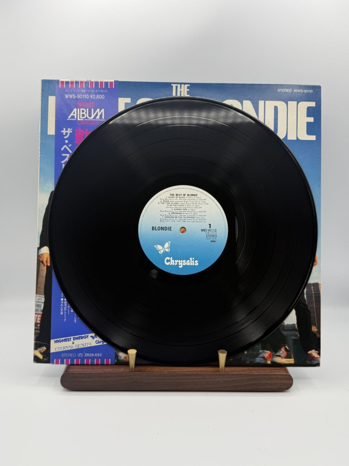 Blondie Best Of Blondie LP Vinyl WWS-90110 Japan 1981 OBI - EX/VG+