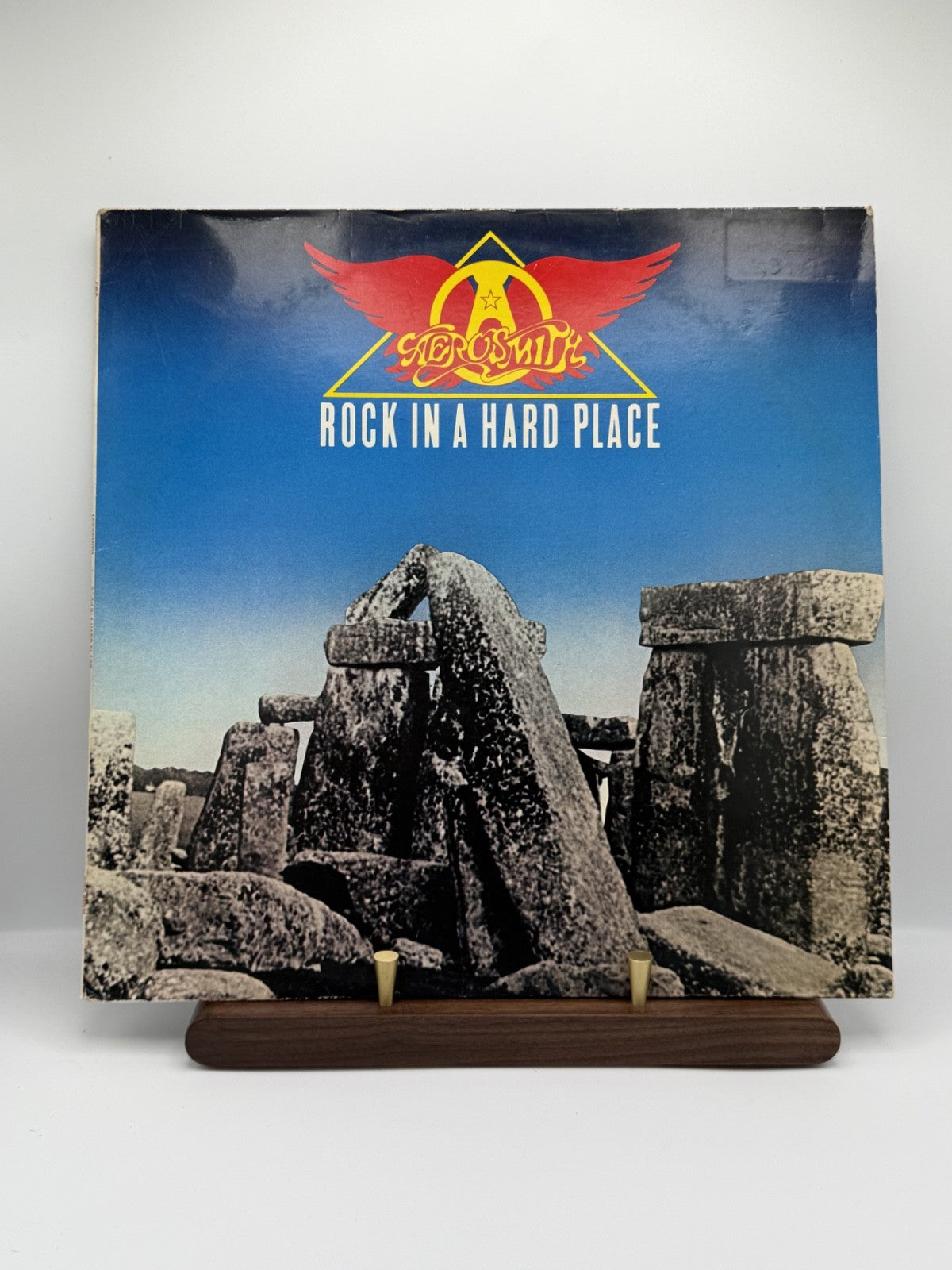 Aerosmith Rock In A Hard Place Vinyl LP CBS 85931 UK 1st Press Promo VG+/EX