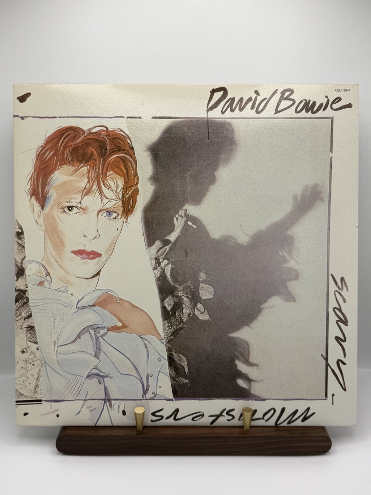 David Bowie Scary Monsters LP 1980 Canada 1st Press AQL1-3647 EX/EX Insert