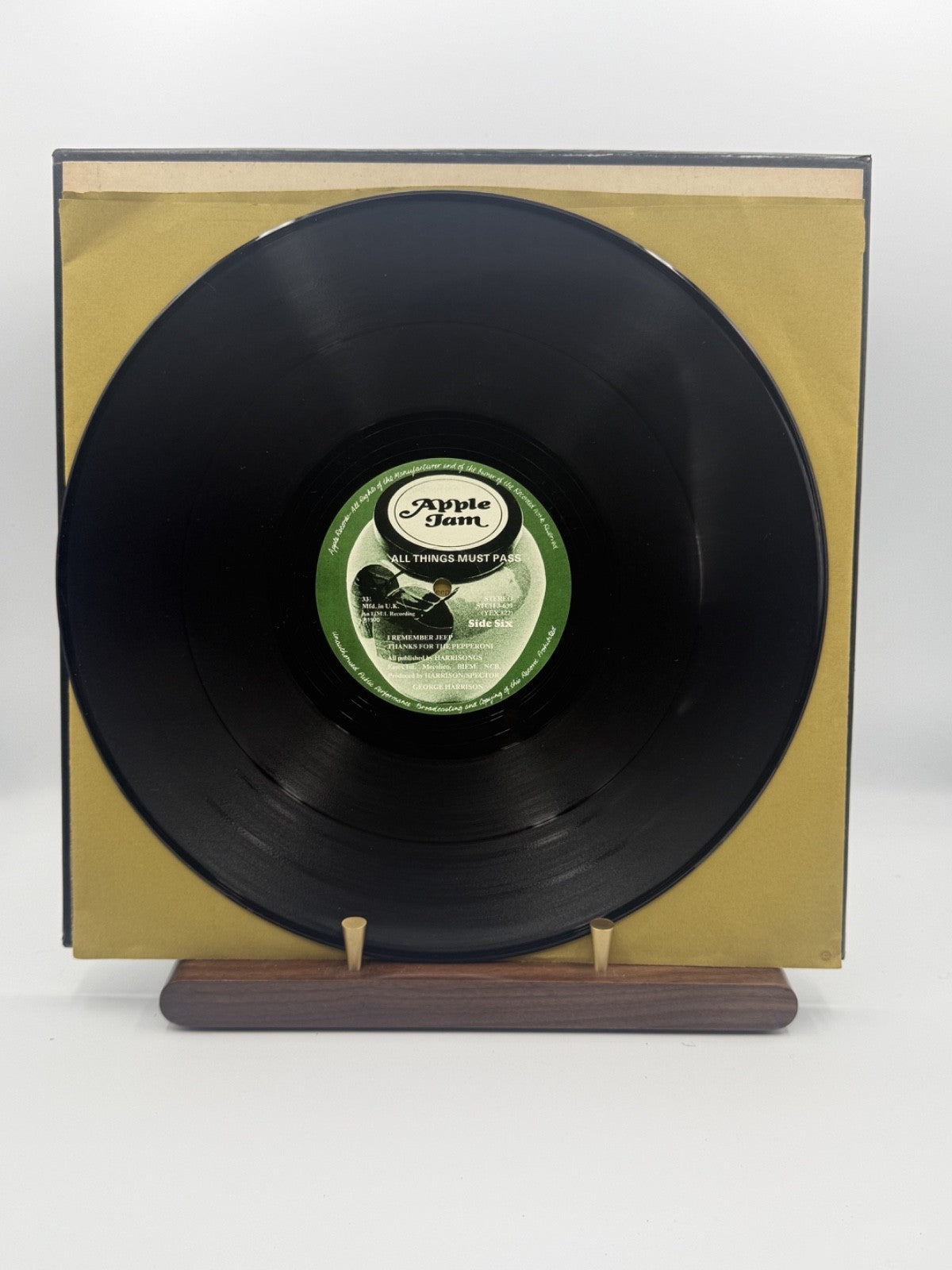 George Harrison All Things Must Pass 3LP UK 1970 6x1U Poster - VG++/EX
