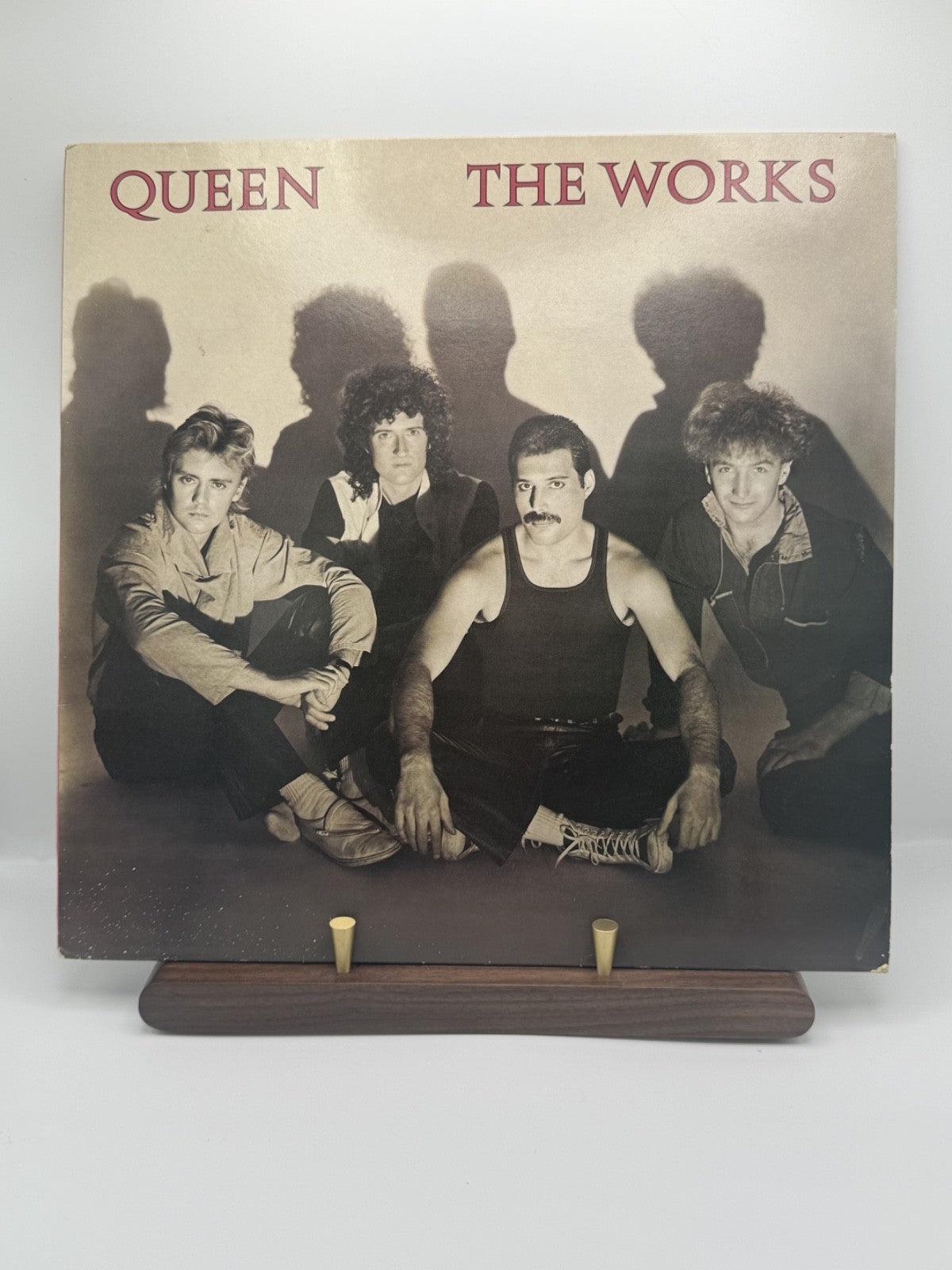 Queen The Works Vinyl LP EMI EMC 2400141 UK 1984 1st Press Sterling Inner VG++