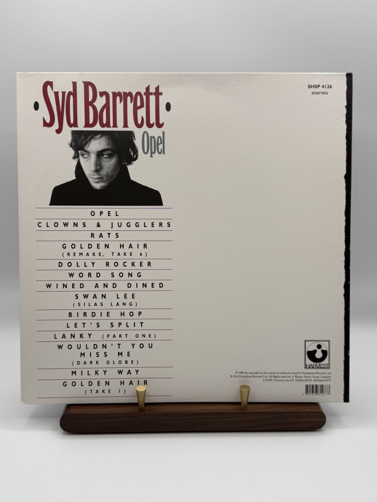 Syd Barrett Opel LP Album Vinyl Record SHSP 4126 - EX/VG++