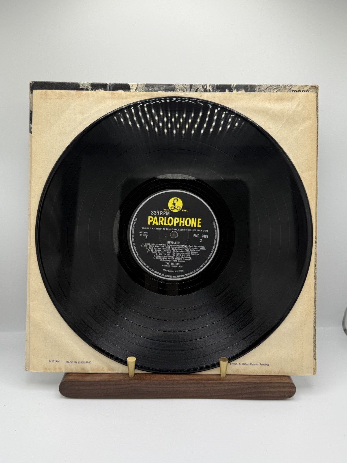 The Beatles – Revolver UK Mono LP PMC 7009 XEX 605-2 / 606-2 VG+/VG(+) 2nd Press