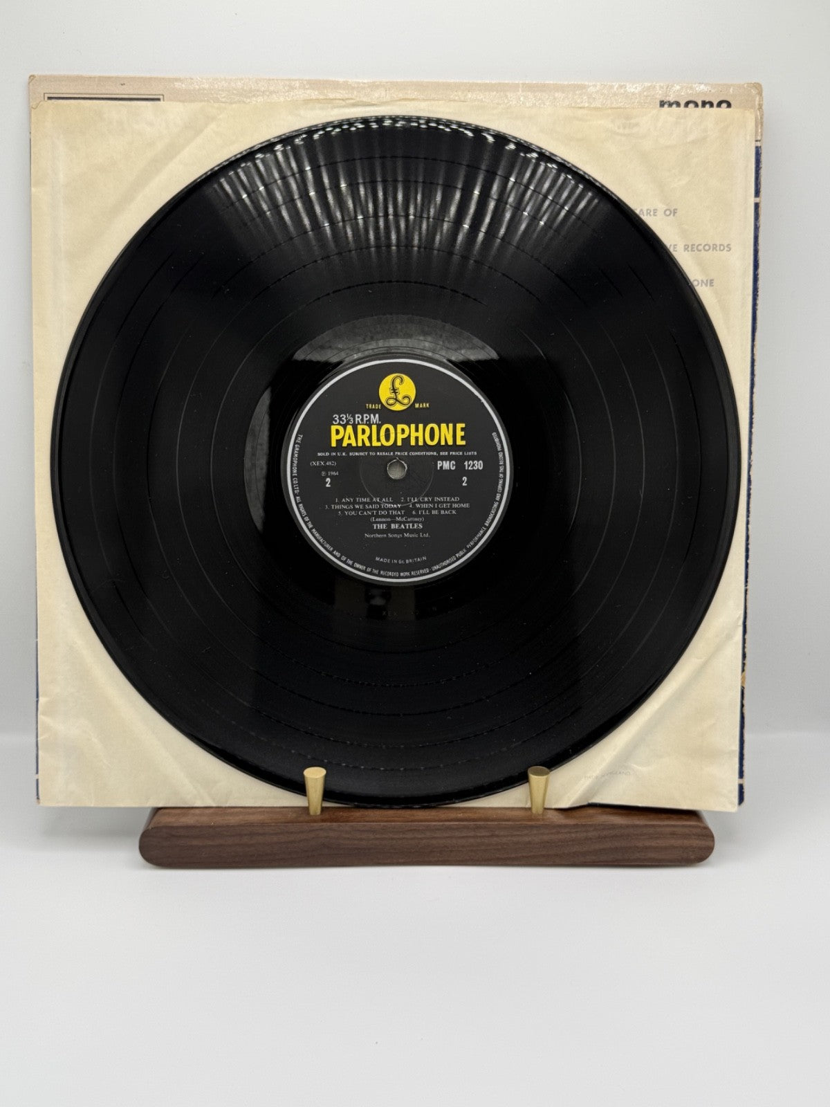The Beatles A Hard Day's Night 1966 UK Mono Yellow Black 3N/3N VG+/VG+