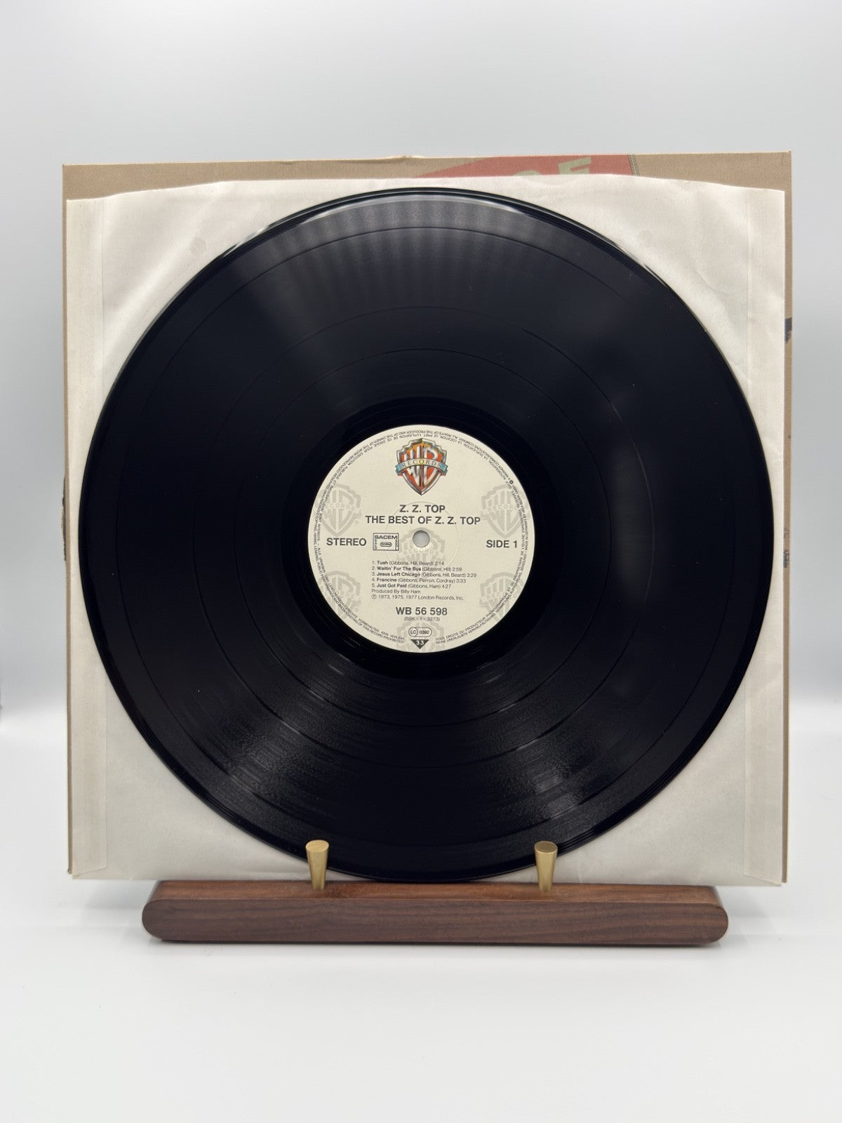 ZZ Top The Best Of ZZ Top LP WB 56598 France Alsdorf STRAWBERRY - EX/EX