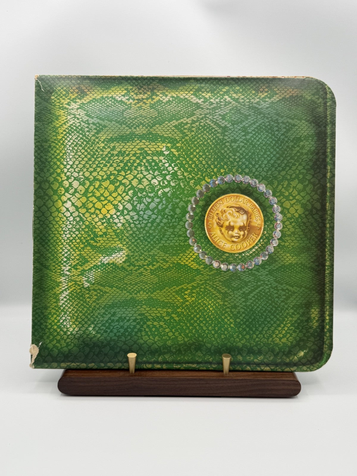 Alice Cooper Billion Dollar Babies LP WB 56013 + Bill Uncut Cards - VG/VG+