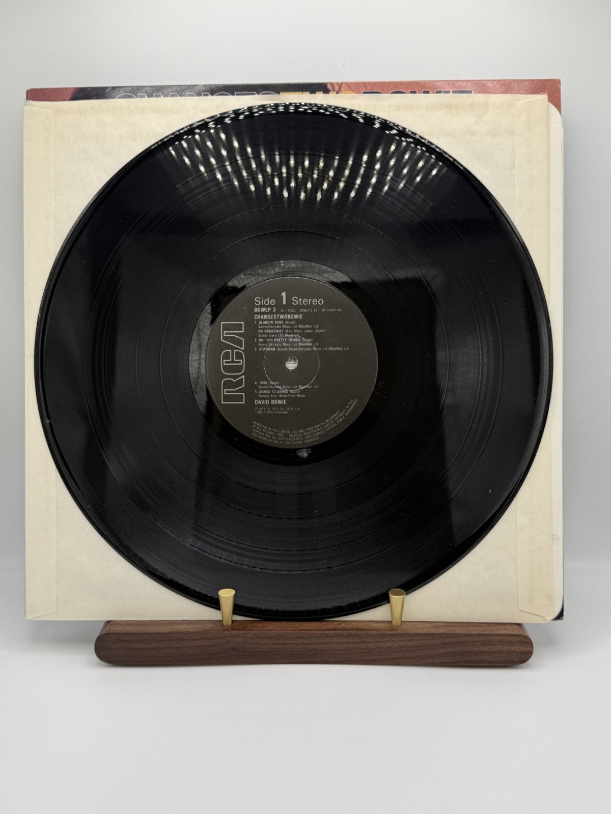 David Bowie Changestwobowie UK 1st Press Townhouse A1U/B2U EX/EX LP RCA