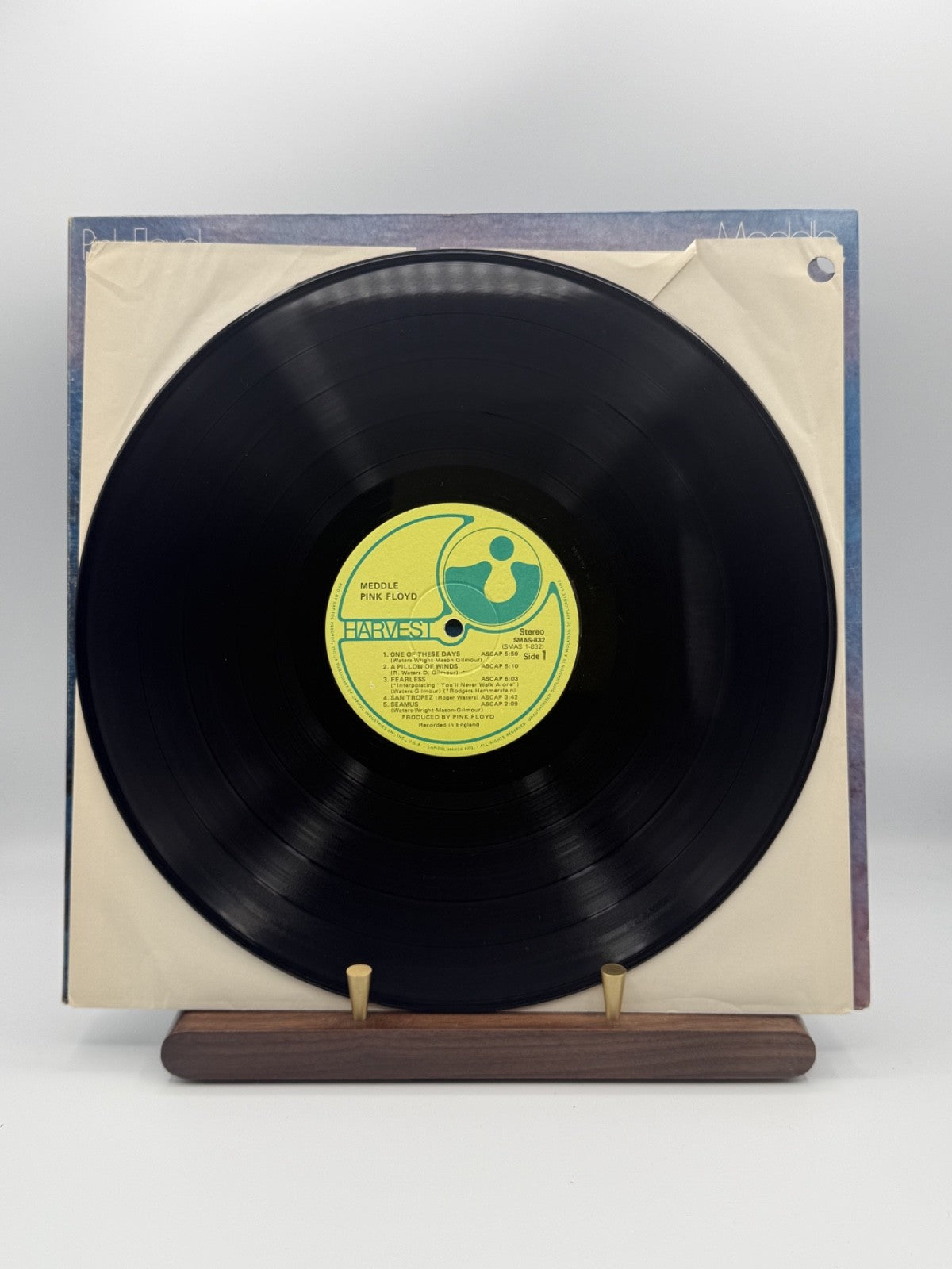 Pink Floyd Meddle LP Vinyl SMAS-832 US Winchester Gene - VG+/VG++