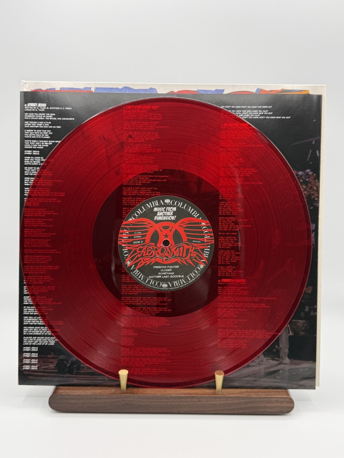 Aerosmith Music From Another Dimension! 2LP Red Vinyl + CD 88725442811 - EX+/EX+