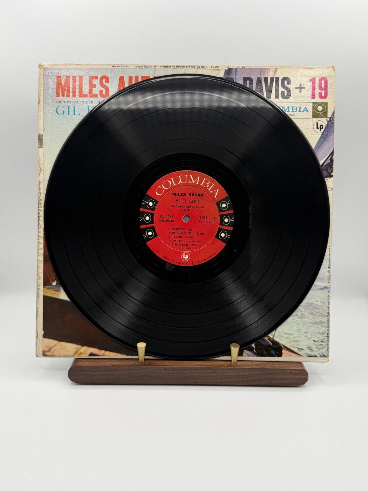 Miles Davis Miles Ahead LP Album Vinyl Record CL 1041 1957 Mono - VG/VG