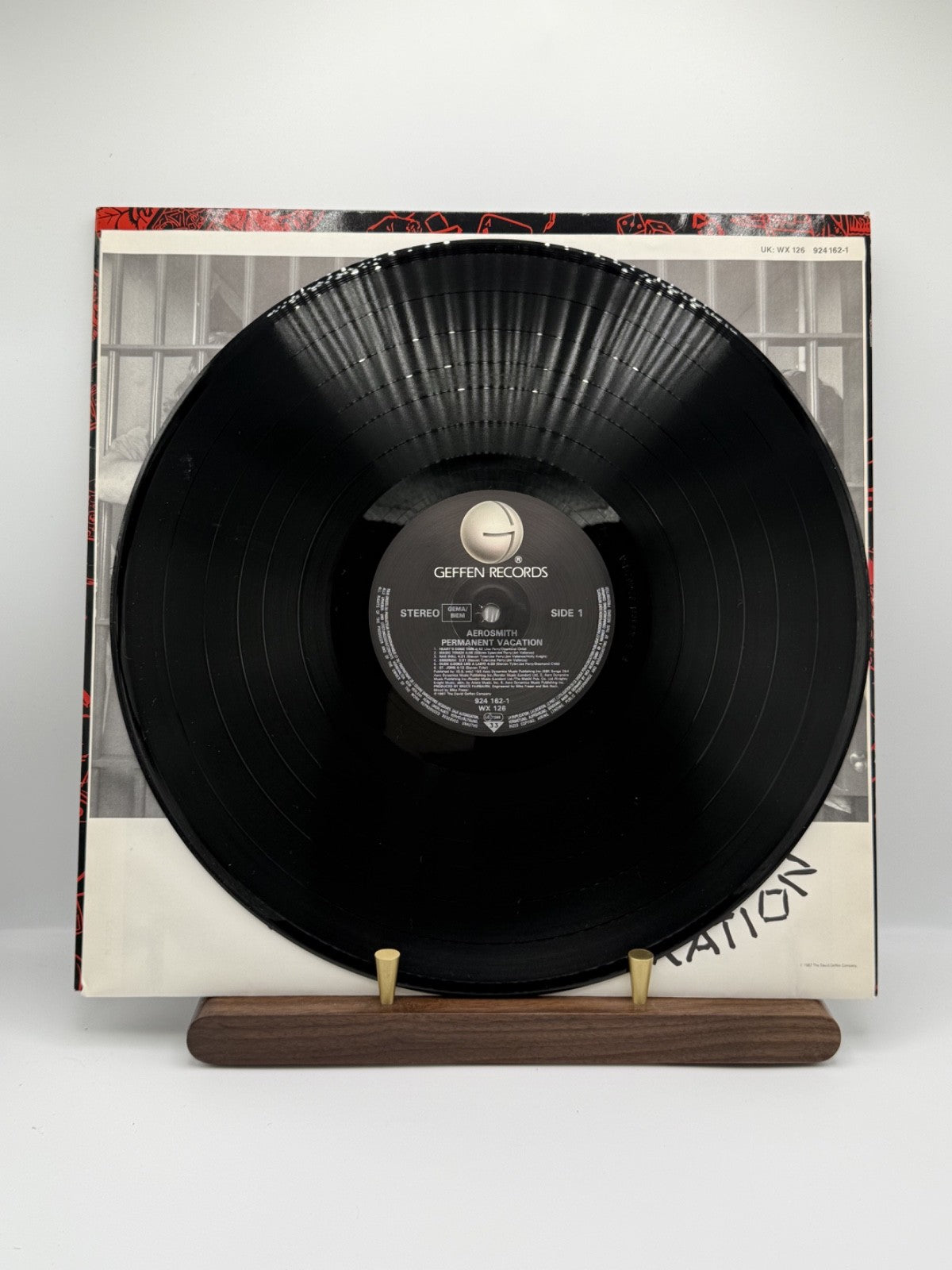 Aerosmith Permanent Vacation Vinyl LP 924 162-1 WX 125 European 1st Press