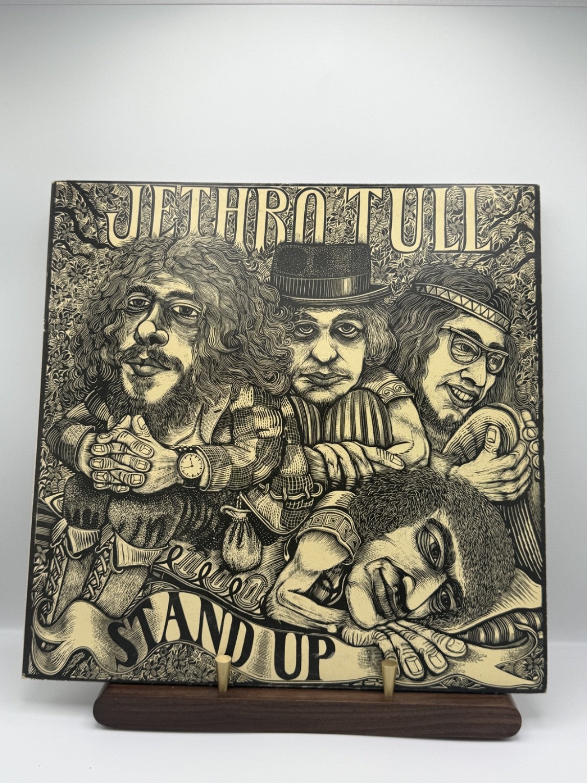 Jethro Tull Stand Up Vinyl LP ILPS 9103 UK 1st Press Pink Eye Pop-Up EX/VG+