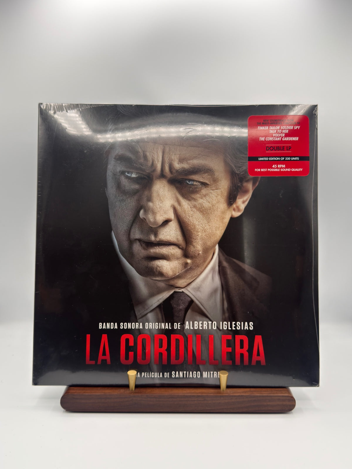 Alberto Iglesias La Cordillera QRLP03 sealed numbered vinyl front cover