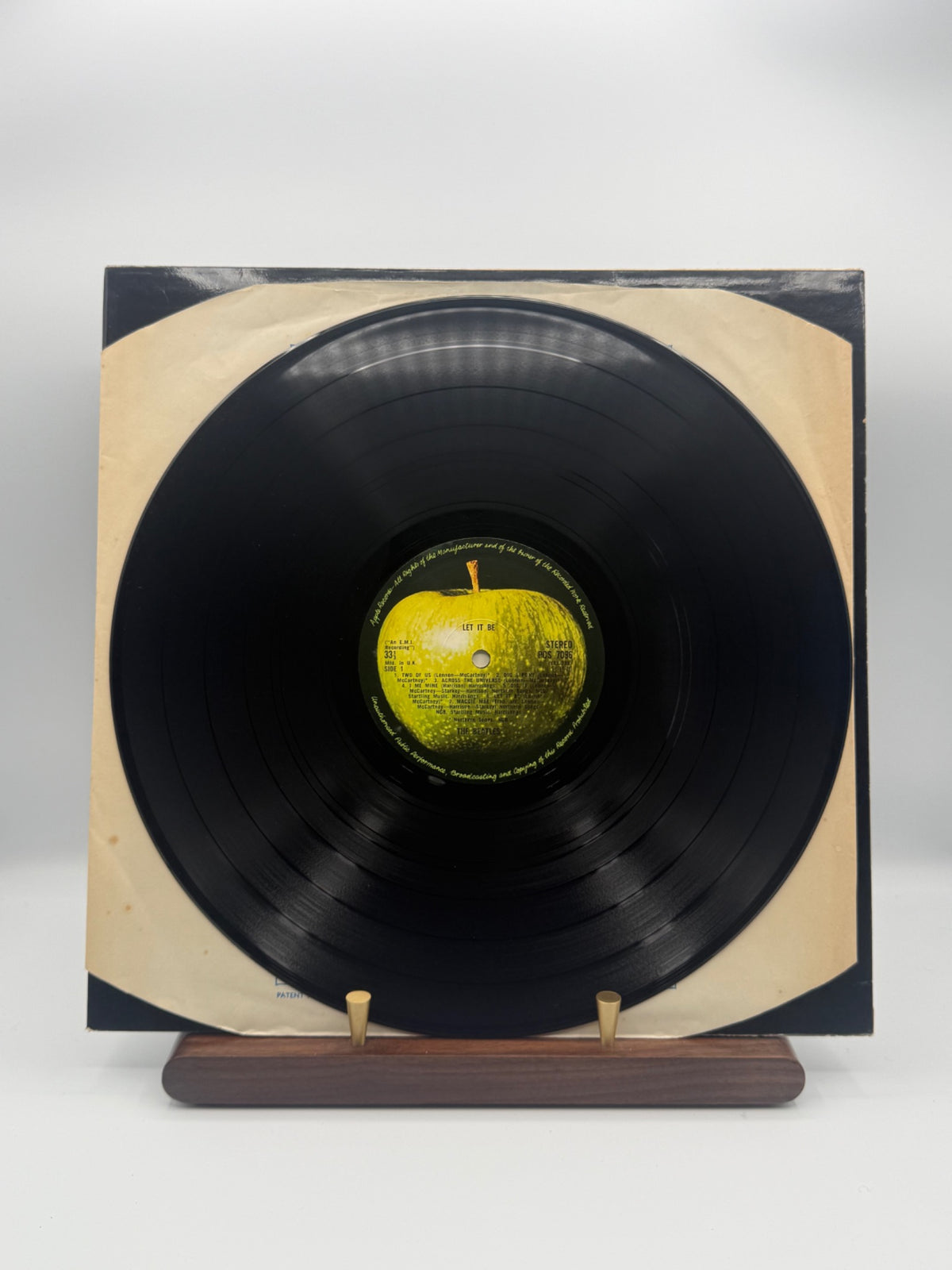 The Beatles Let It Be PCS 7096 Apple label Side A