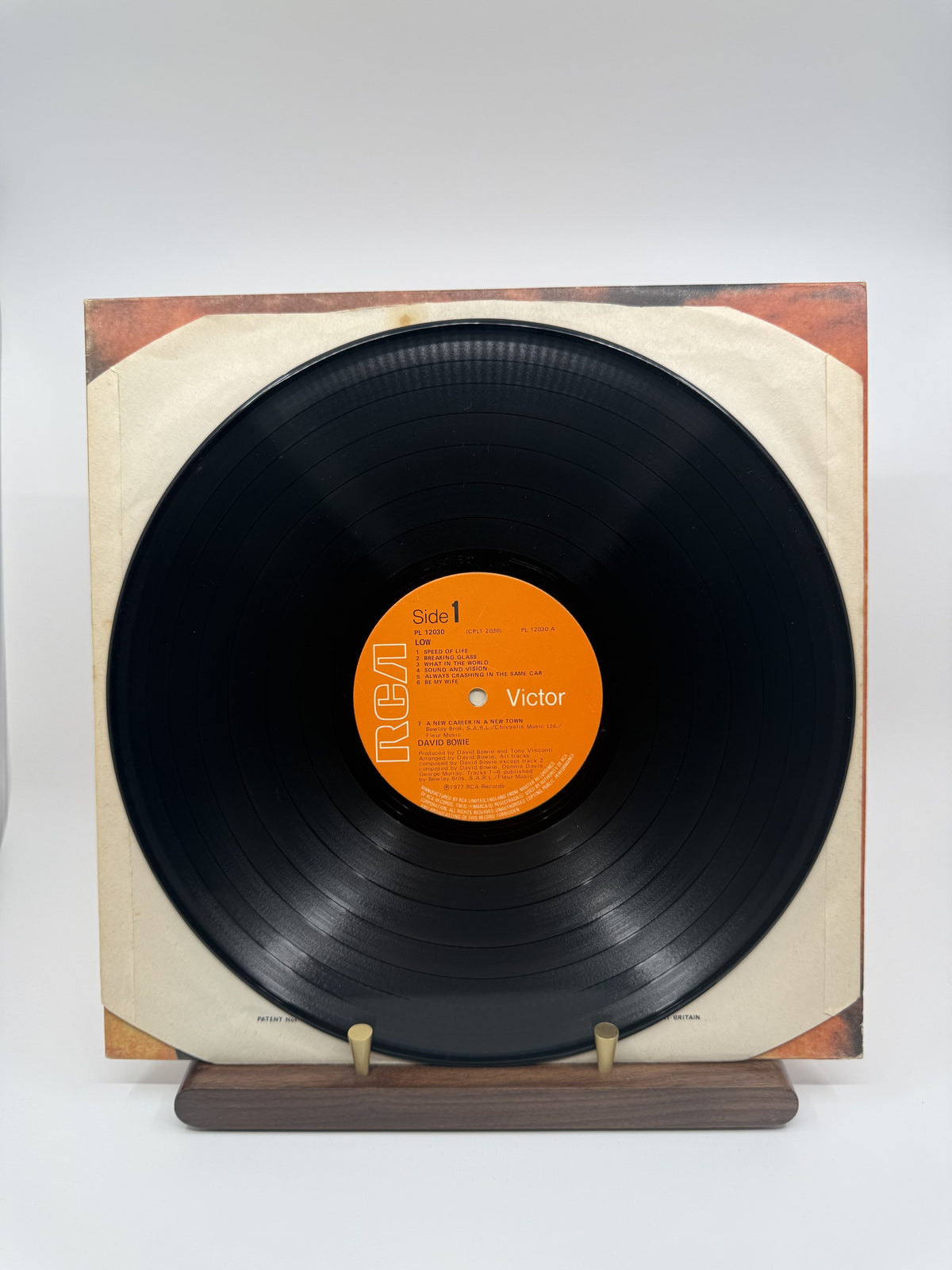 David Bowie Low actual copy photograph 4