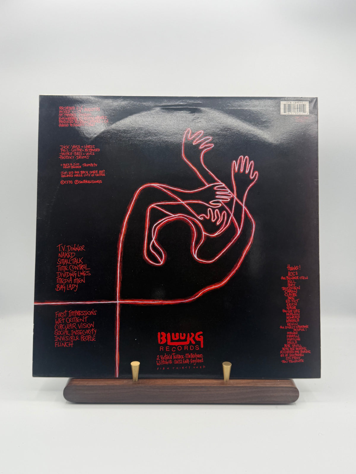 Citizen Fish Flinch Bluurg Records FISH 31 original 1993 LP front cover